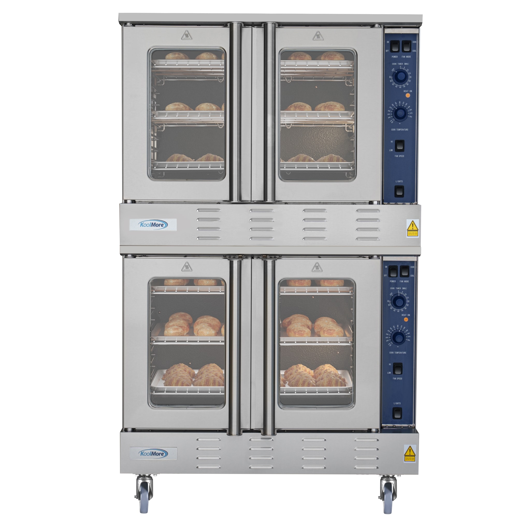 KoolMore LOW-KM-DCCO54-NGC 36 inch Double Electric Wall Oven with Manual Cleaning ( Stainless steel )