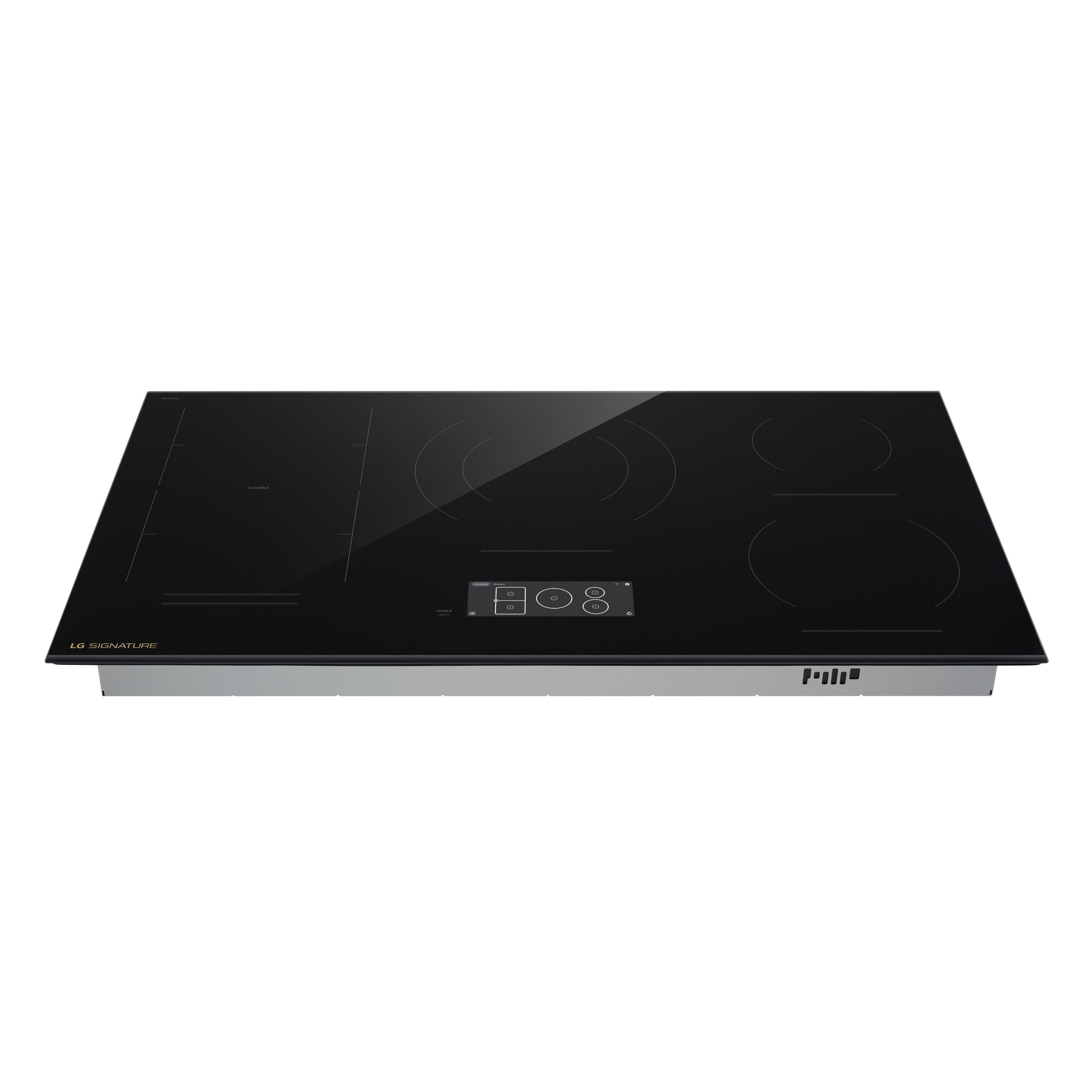 LG CBIU3639BE SIGNATURE 36-in 5 burners Black Smart Compatible Induction Cooktop