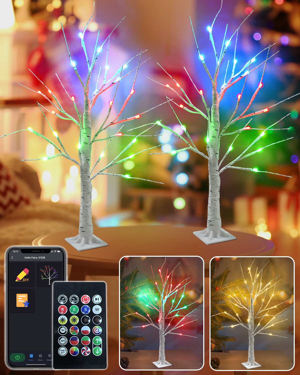 Avatar Controls 2PC24INABSL70 Artificial-Christmas-Trees - View #5