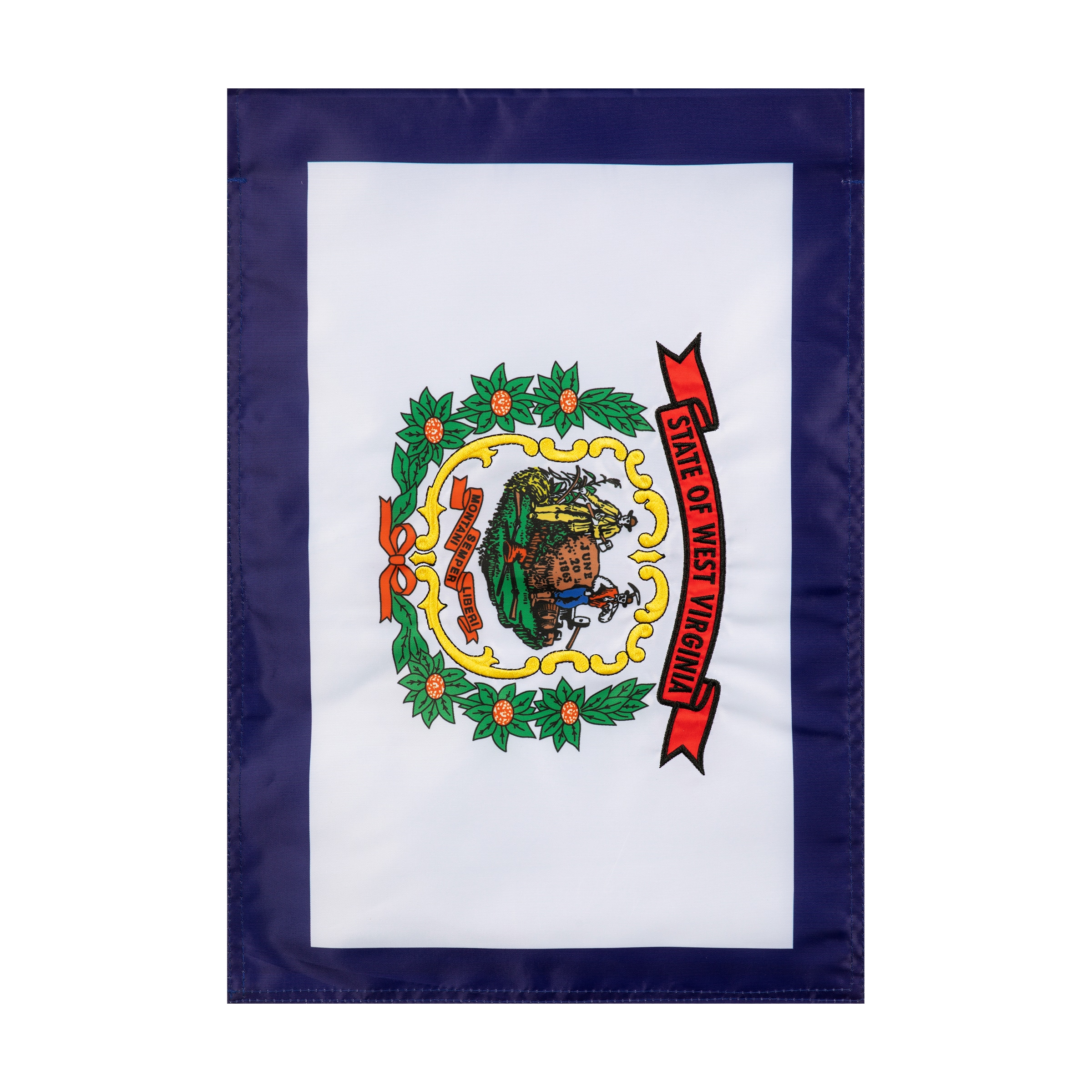 Style Selections ZLW1610441 1 W x 1.5 H West Virginia State Garden flag