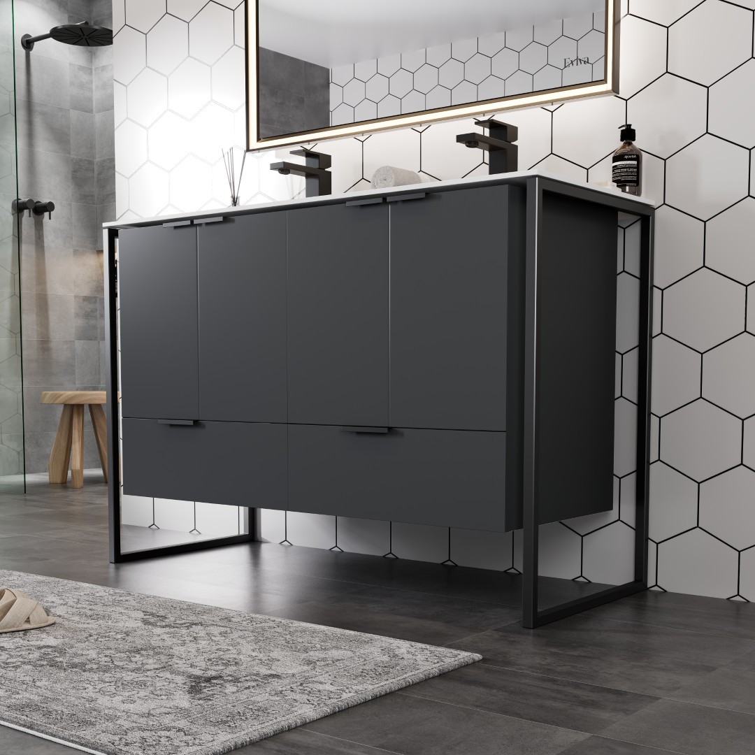 Eviva EVVN11-48GR Bath-Vanity-Combo - View #2