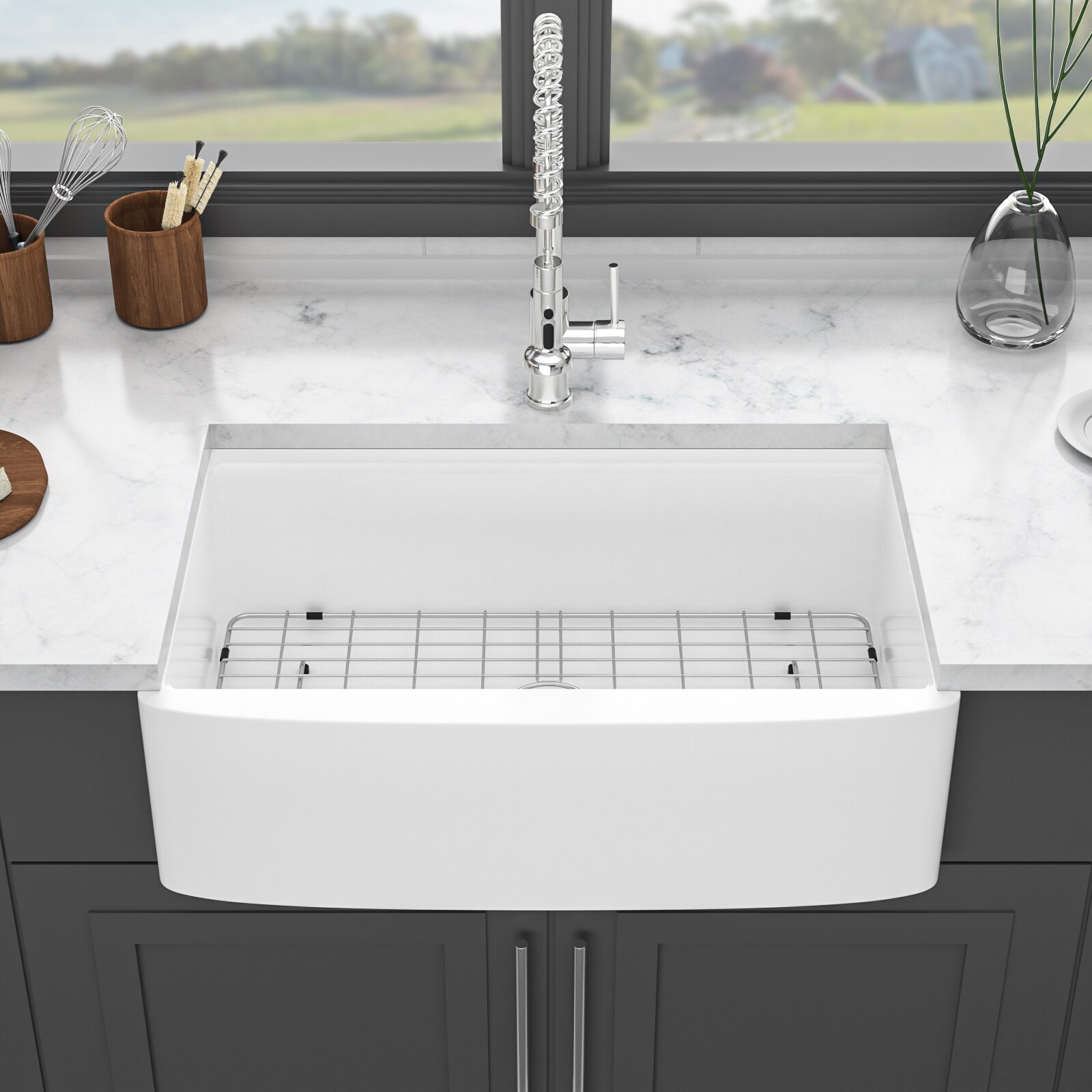 Forclover WHC-FC3018S1WH Kitchen-Sinks - View #5