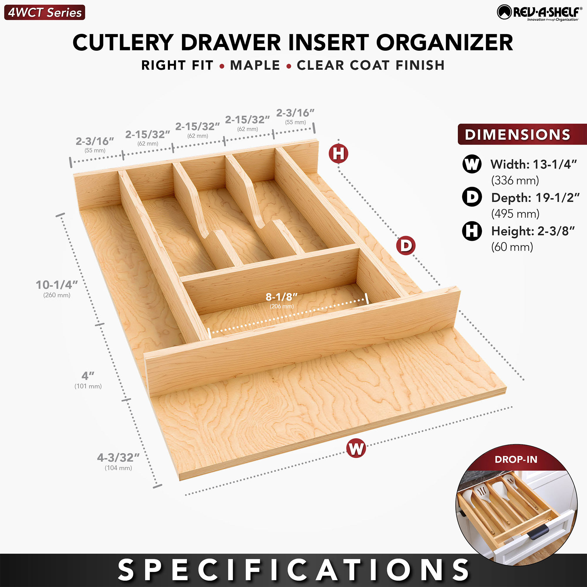 Rev-A-Shelf 403201 Kitchen-Utensil-Holder - View #2