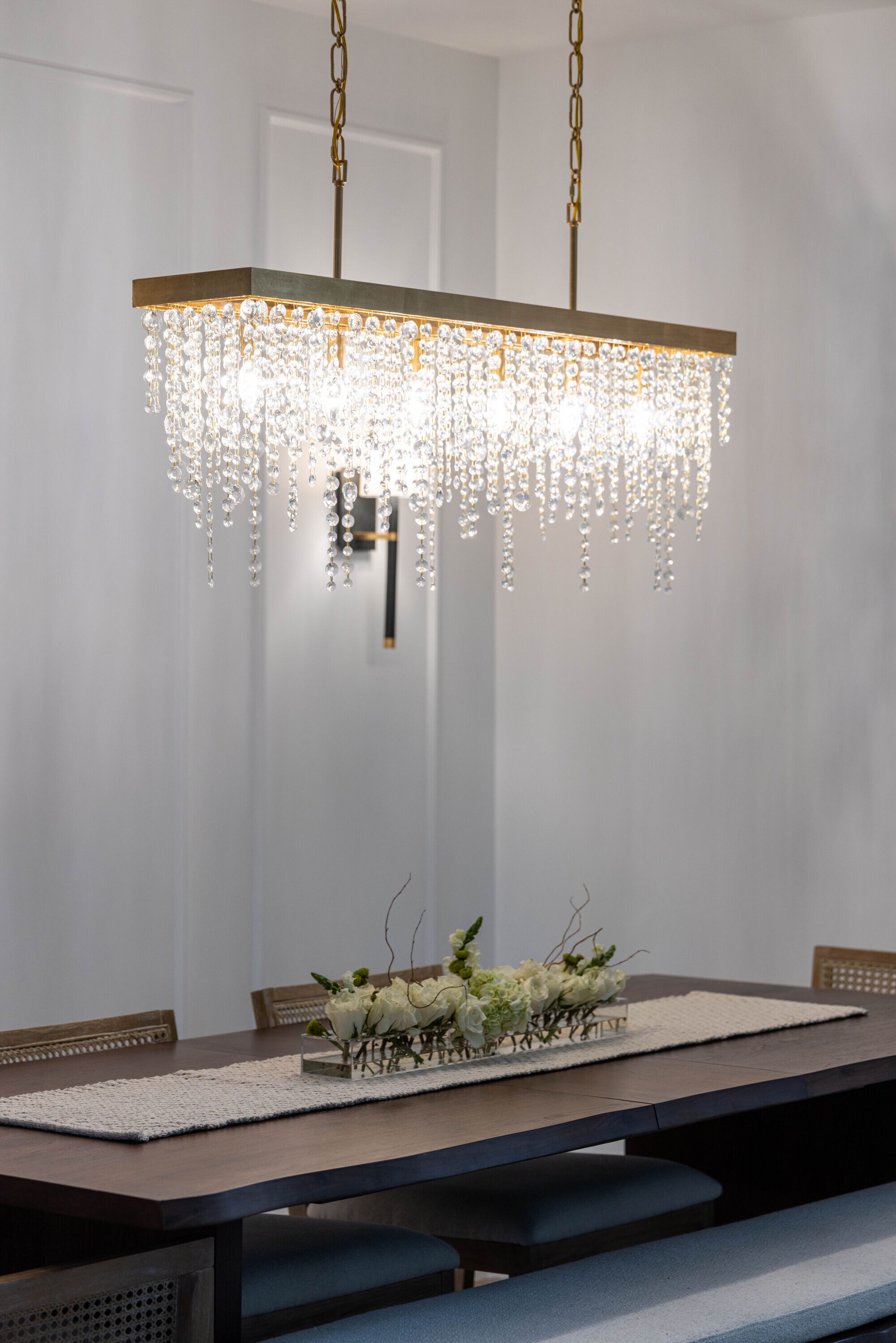 Antique Gold Elegance 6-Light Chandelier with Hand Cut Crystal