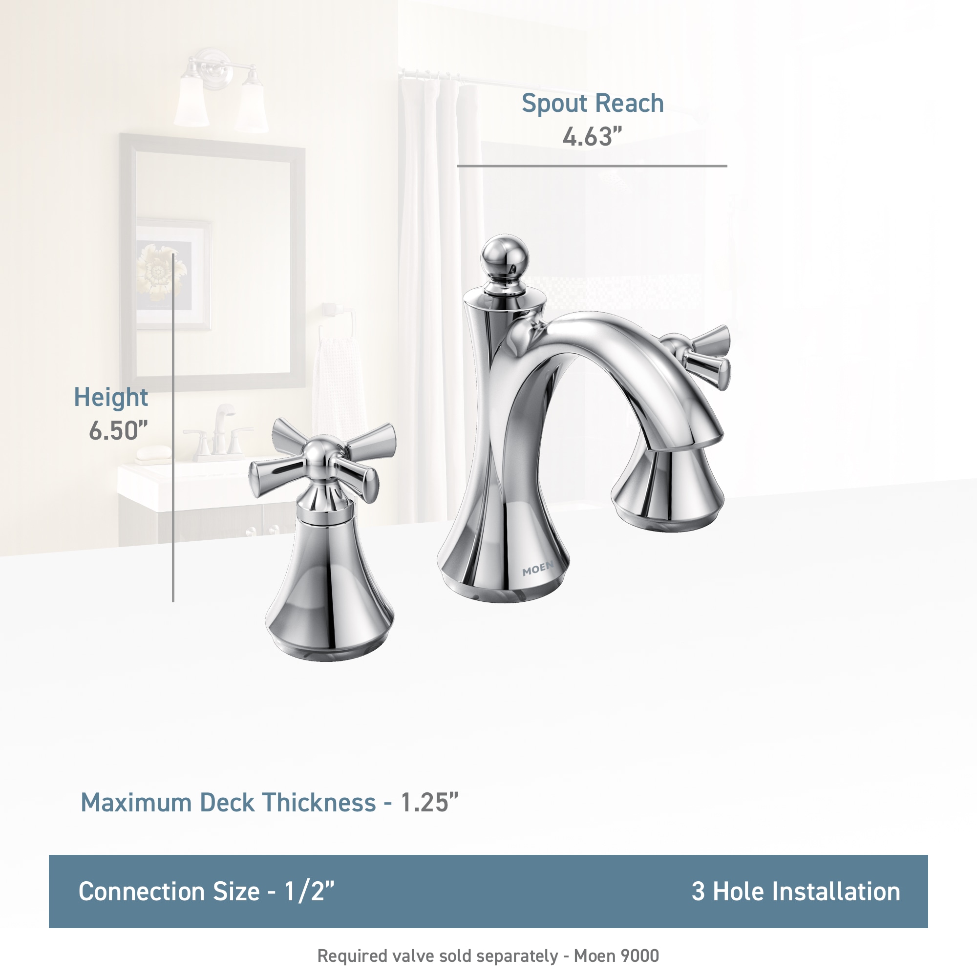 Moen T4524-9000-L Lavatory-Faucets - View #4