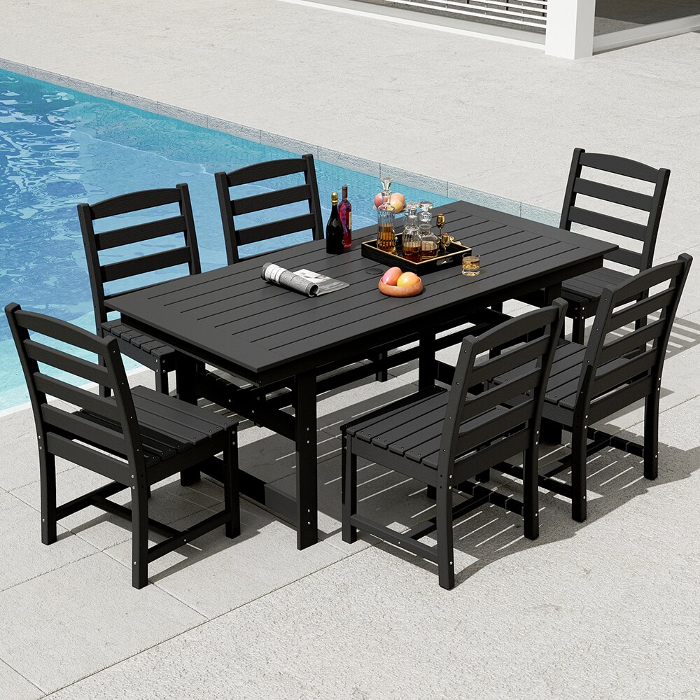 Homsee V-KF510001+02X3B Patio-Dining-Sets - View #3