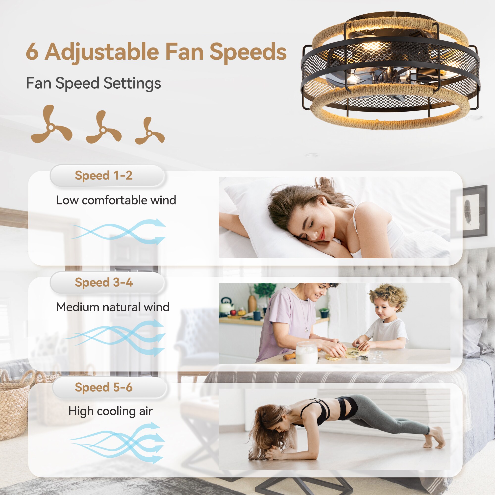 Breezary 35066-BK Ceiling-Fans - View #7