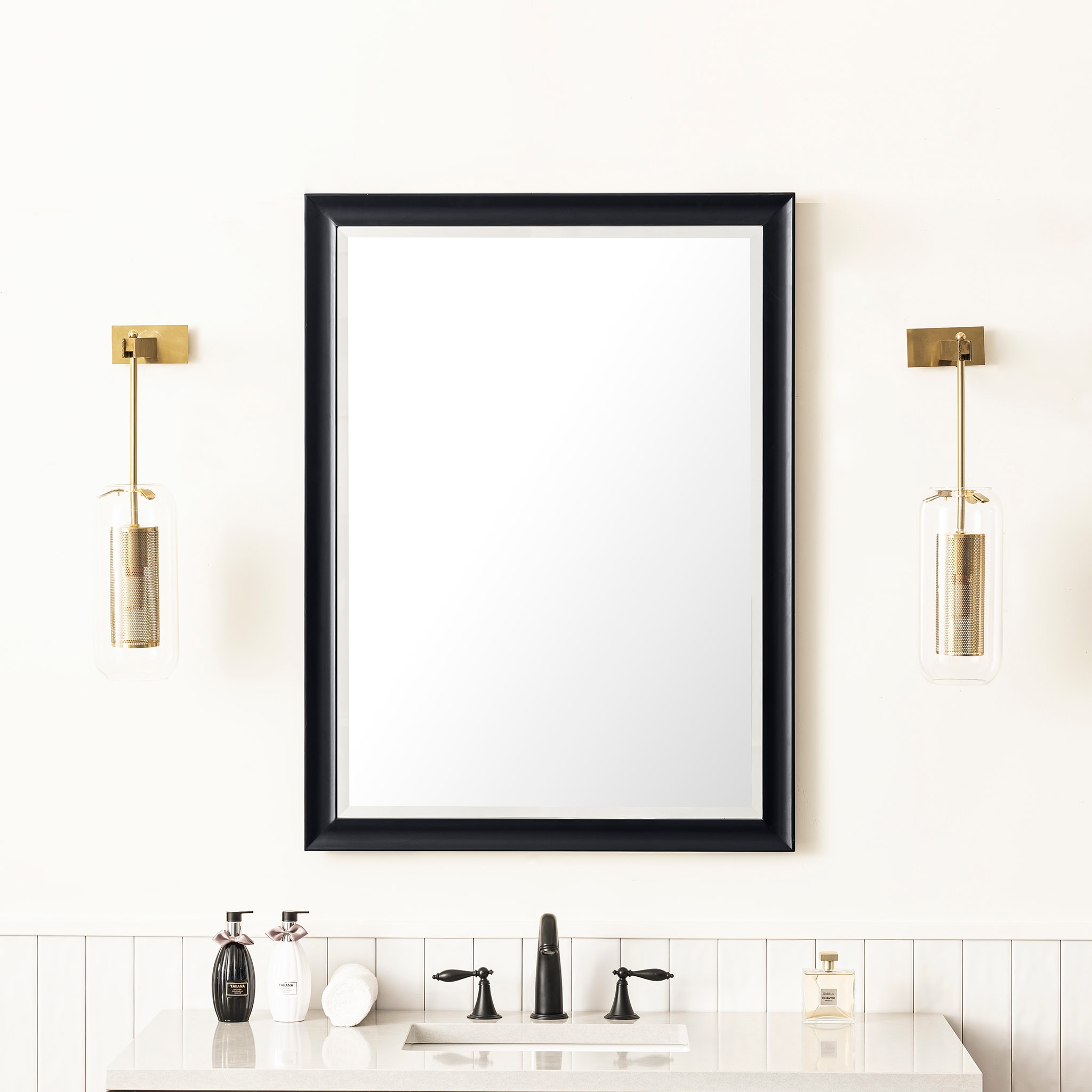 James Martin Vanities 735-M30-BKO Framed-Bath-Mirrors - View #2