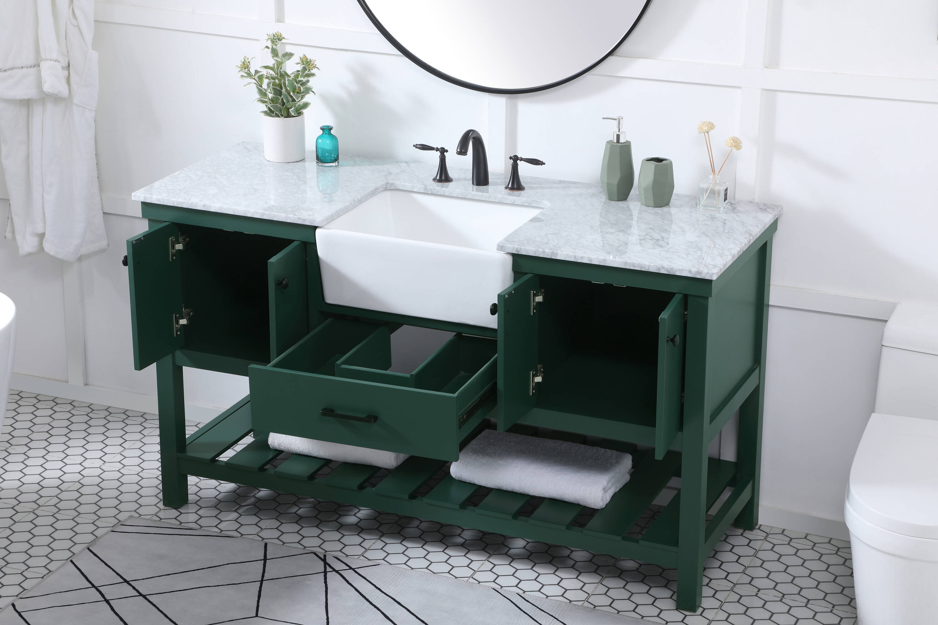 Elegant Decor HF180480GN Bath-Vanity-Combo - View #4