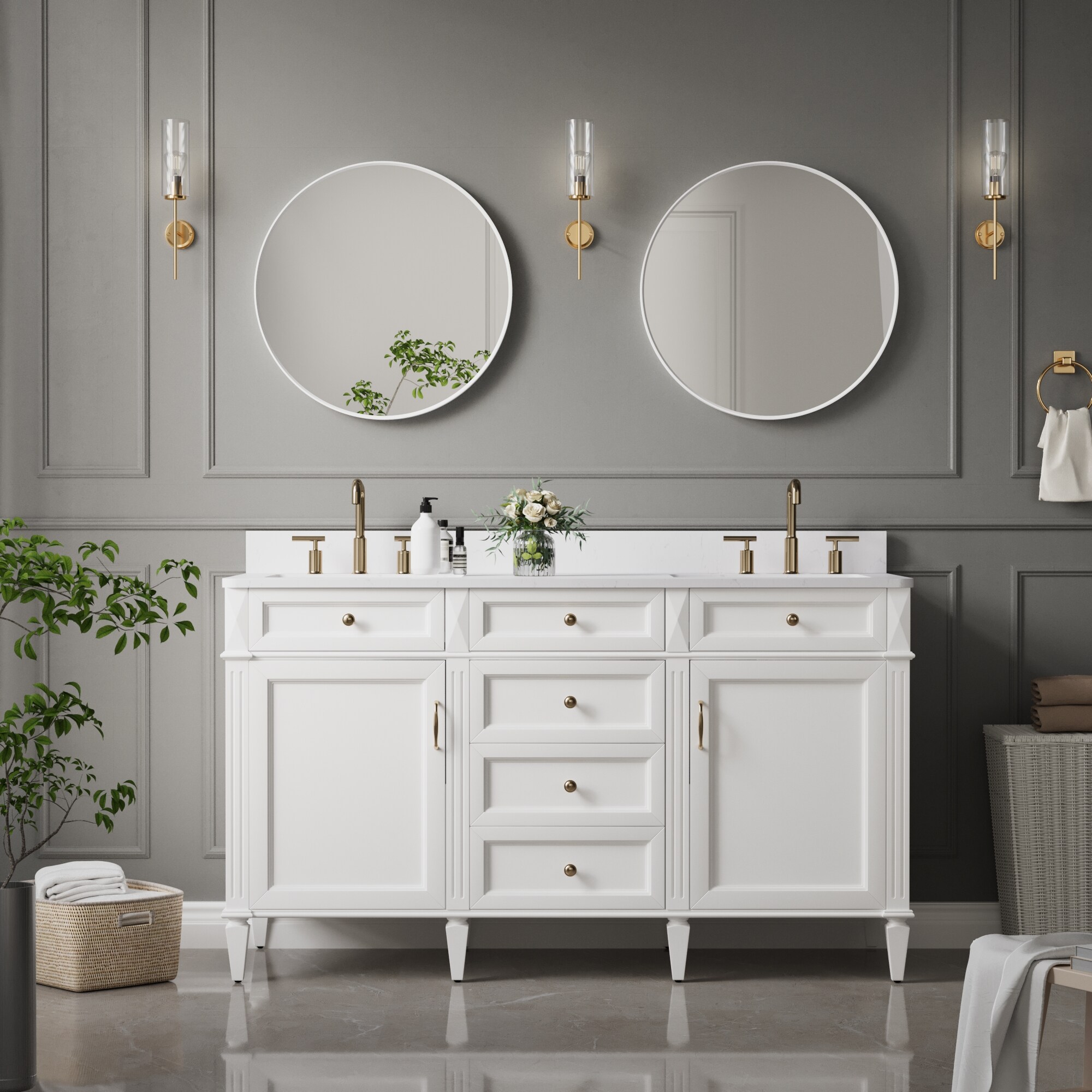 Forclover ALW27-33MR Framed-Bath-Mirrors - View #6
