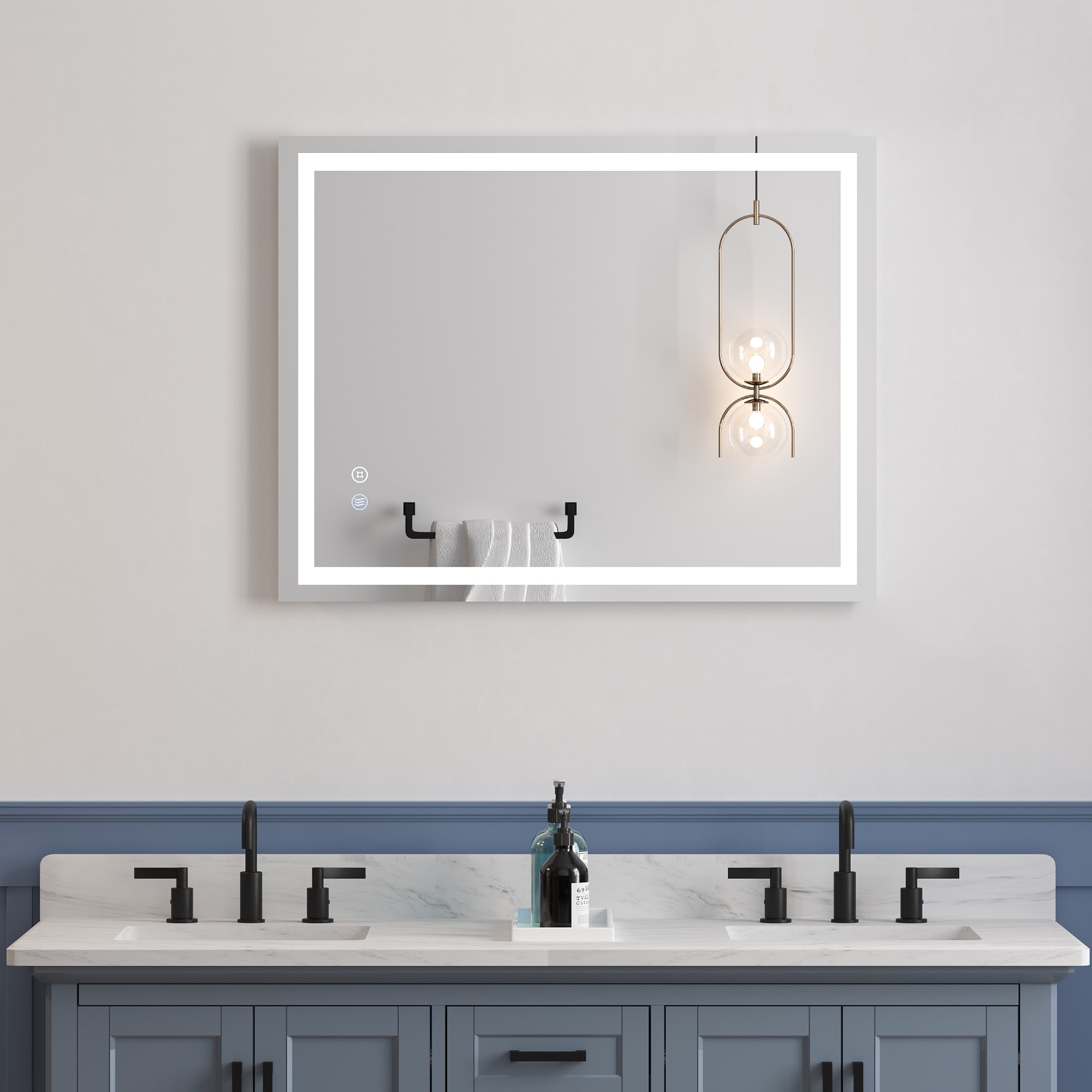 DELUXE LIVING M0004 Framed-Bath-Mirrors - View #2
