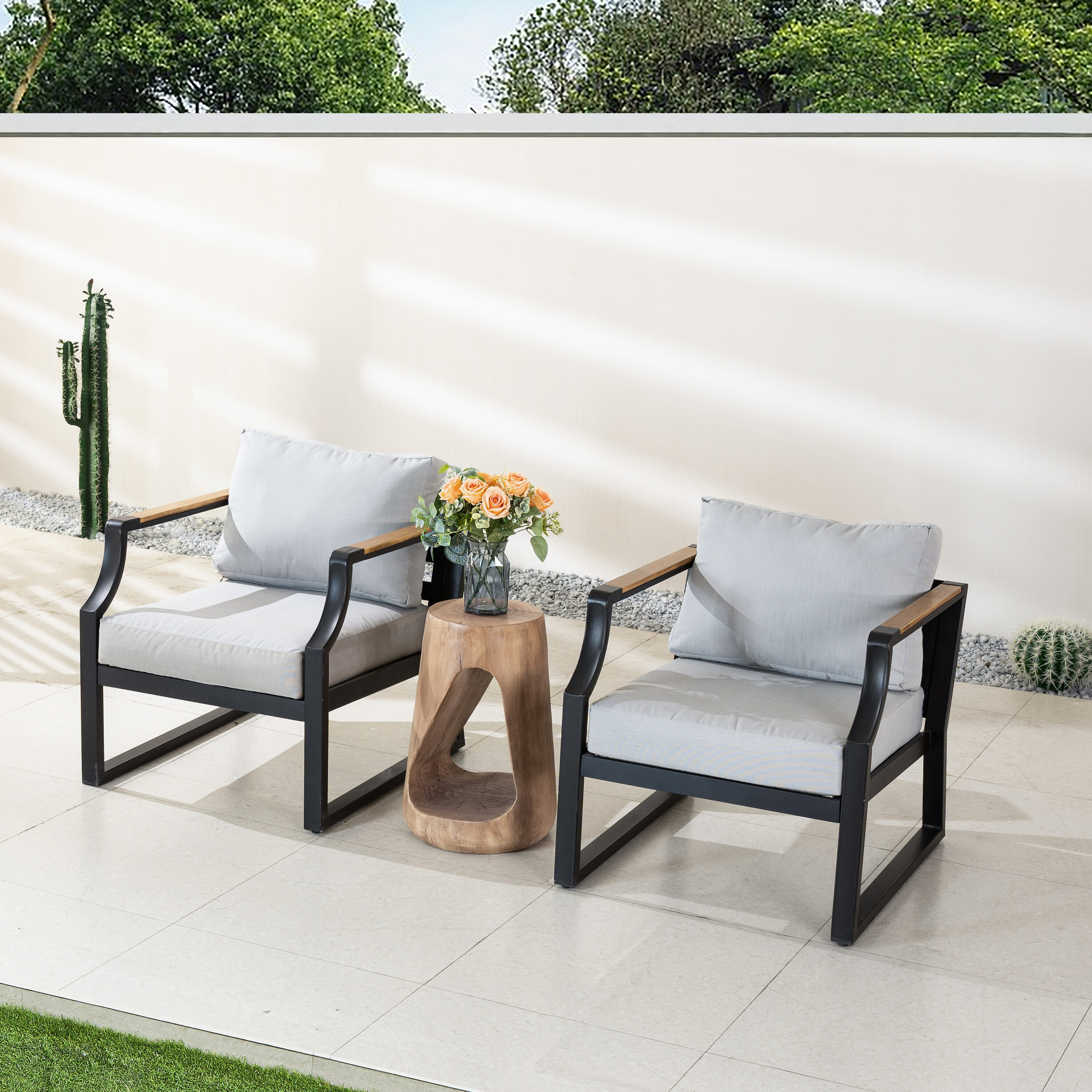 Direct Wicker DWC-250062ST2101B Patio-Conversation-Sets - View #2