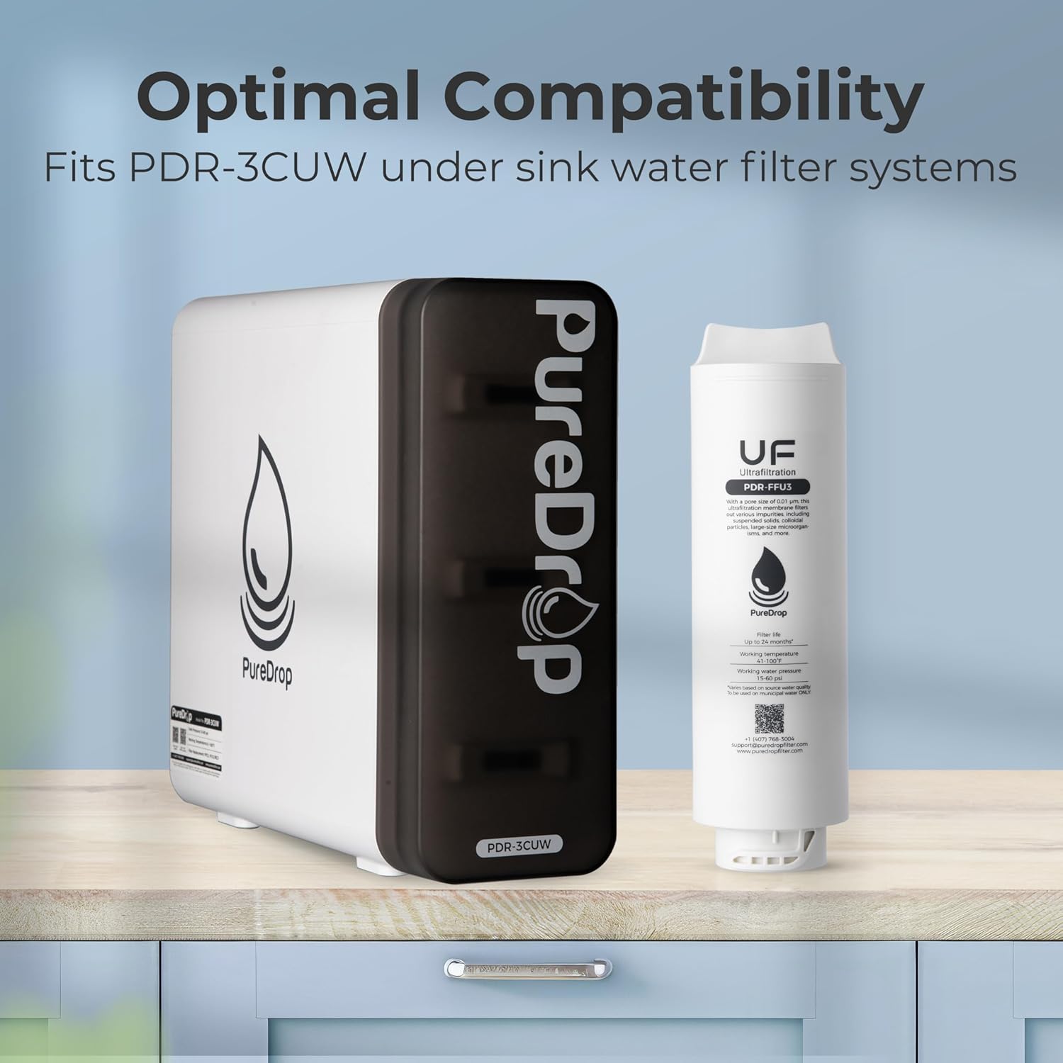 PureDrop PDR-FFU3 Replacement-Water-Filters-Cartridges - View #2