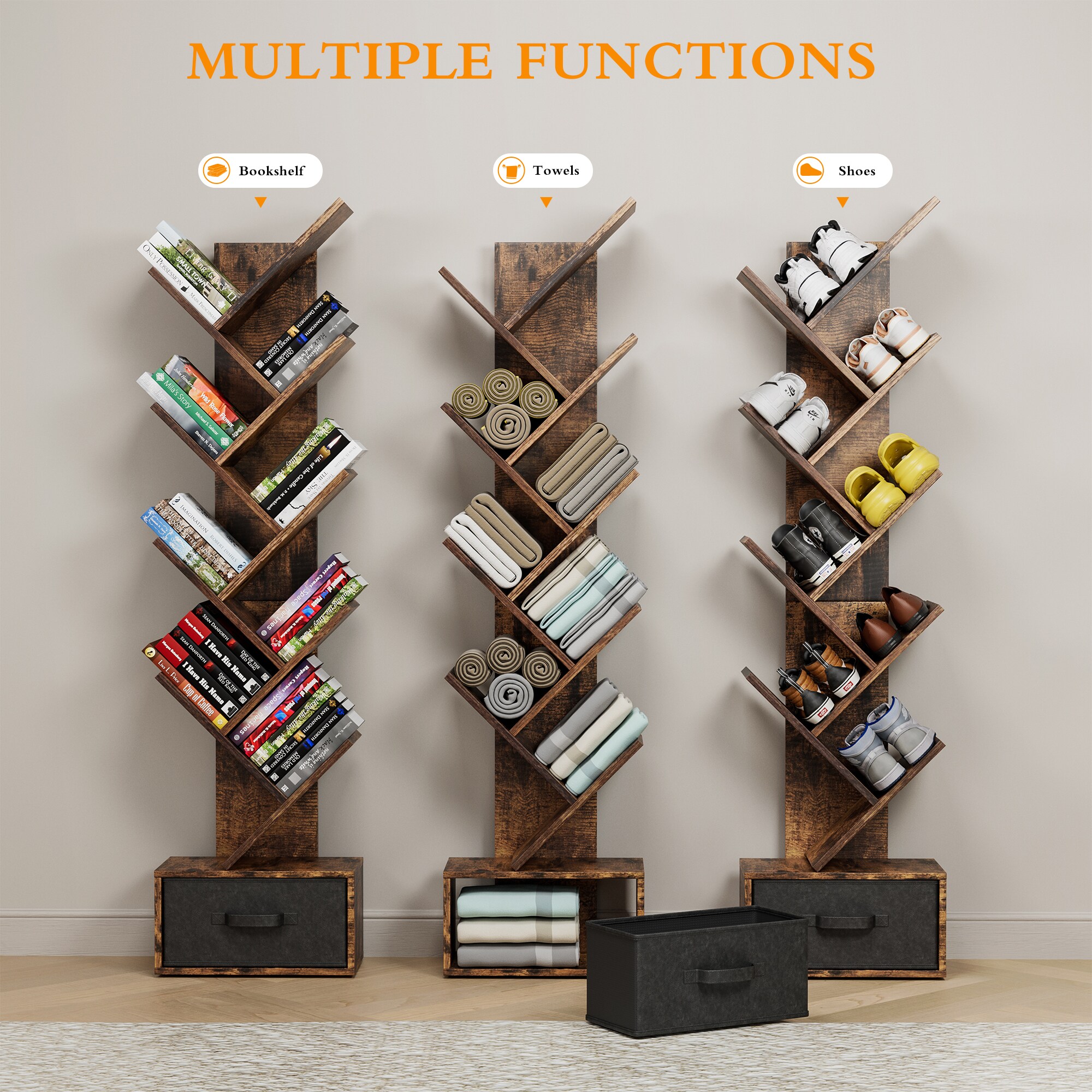 FurniFusion BK-DFF-2017 bookcases - View #4