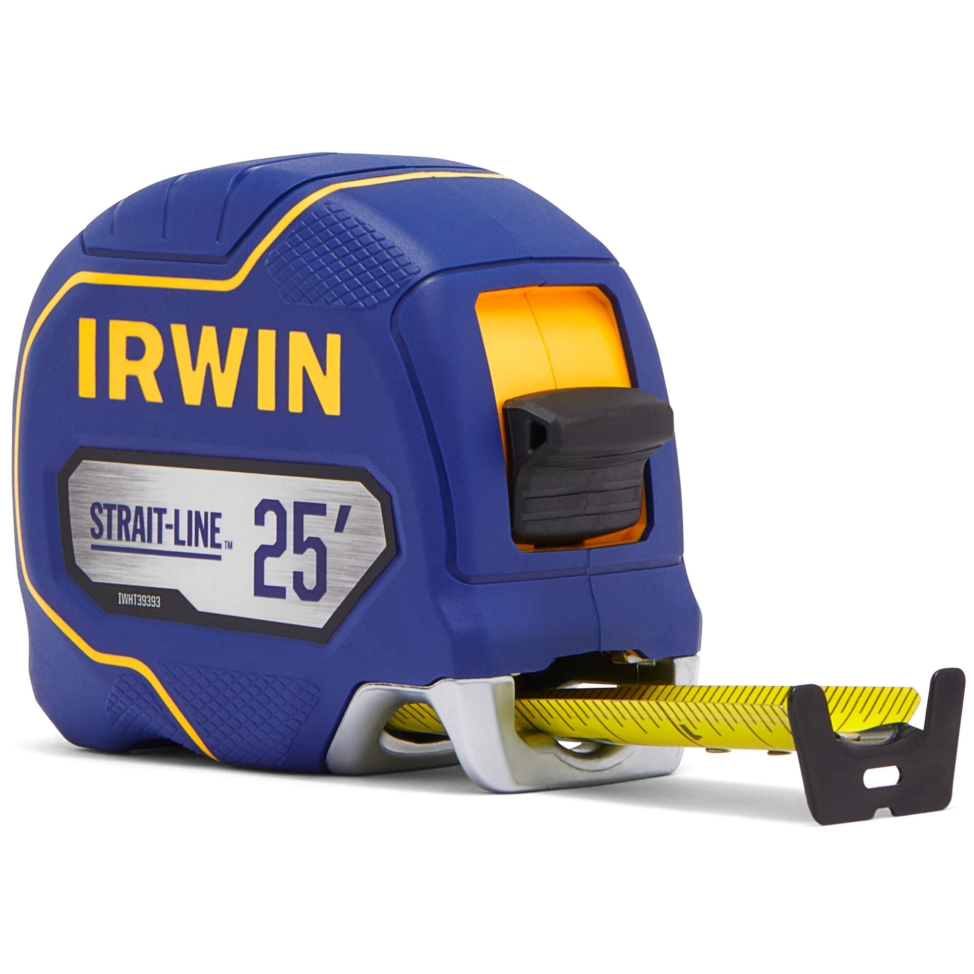 Allwin Tape Measure 25 ft - Metal Retractable Tape Measure with Fractions, Easy Read Steel Tape Measure, 1-Inch Wide x 25 Foot