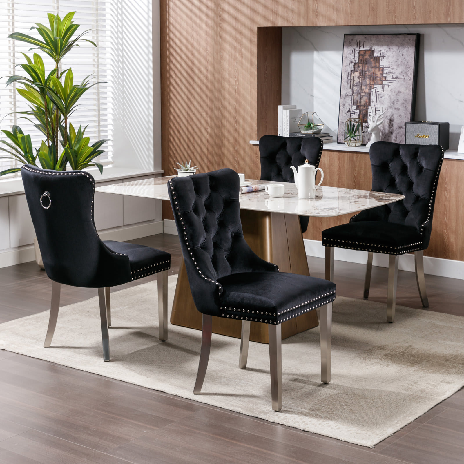 Vynxaria LEXY0115-DJCY-2BLS Dining-Chairs - View #5