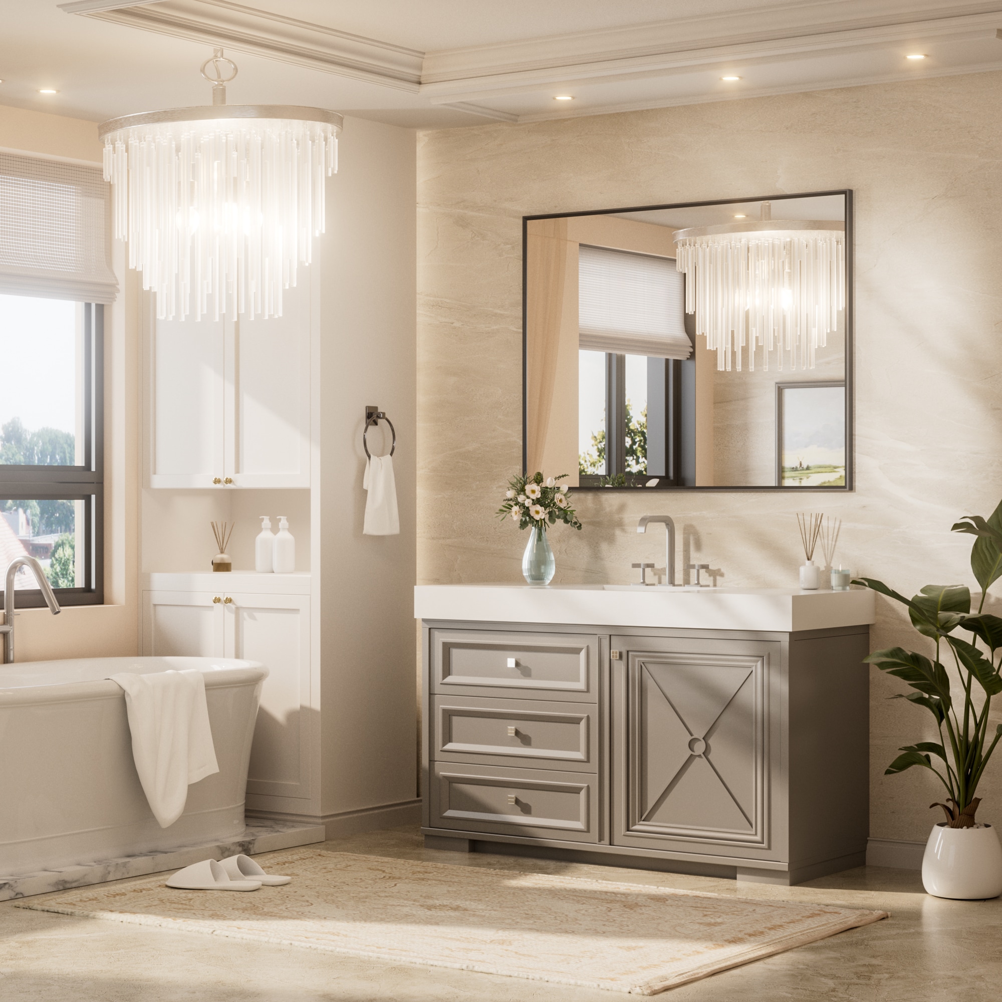 Keonjinn LW-25F-12191BK Decor-Mirrors - View #2