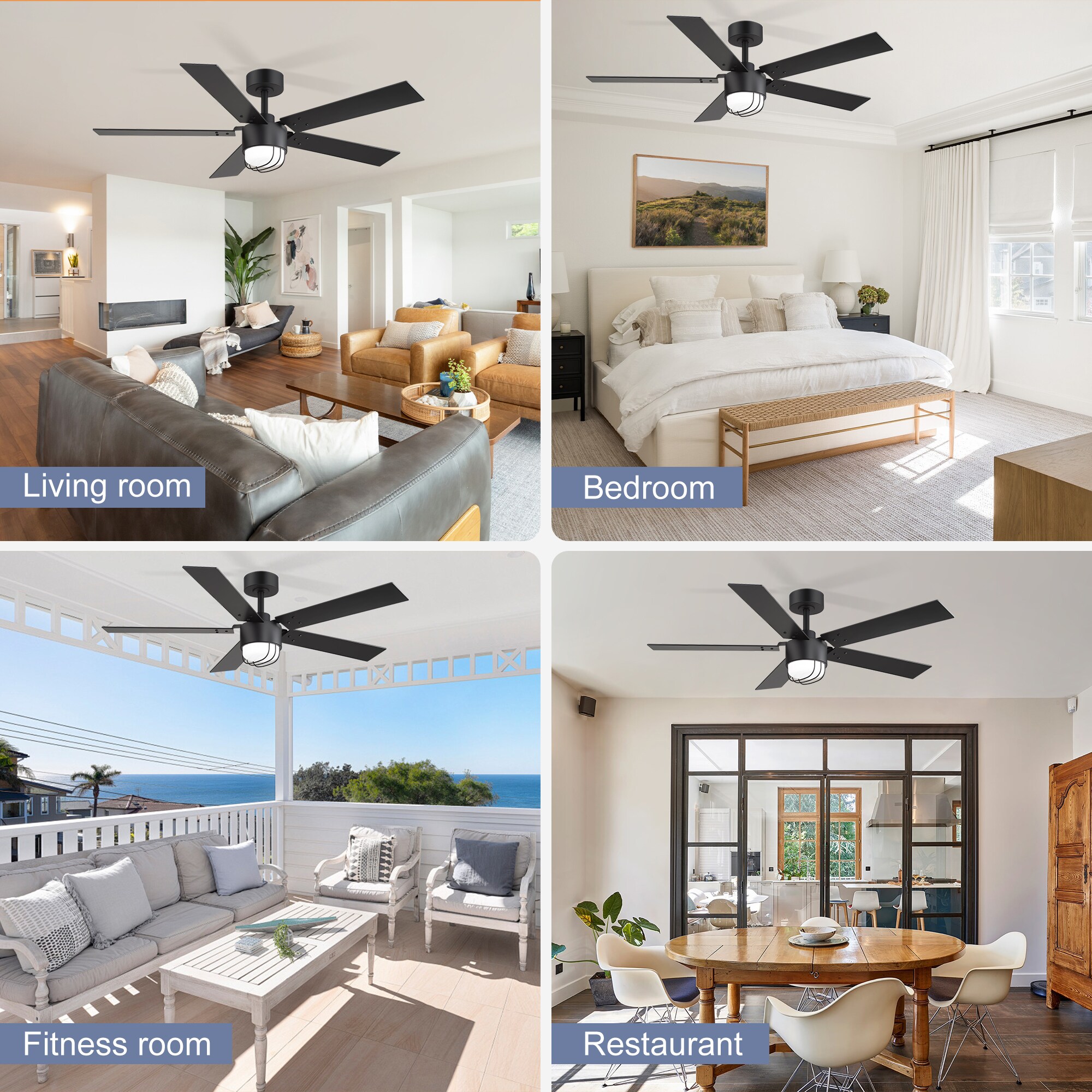Airsurfer AS-29023-BK Ceiling-Fans - View #9