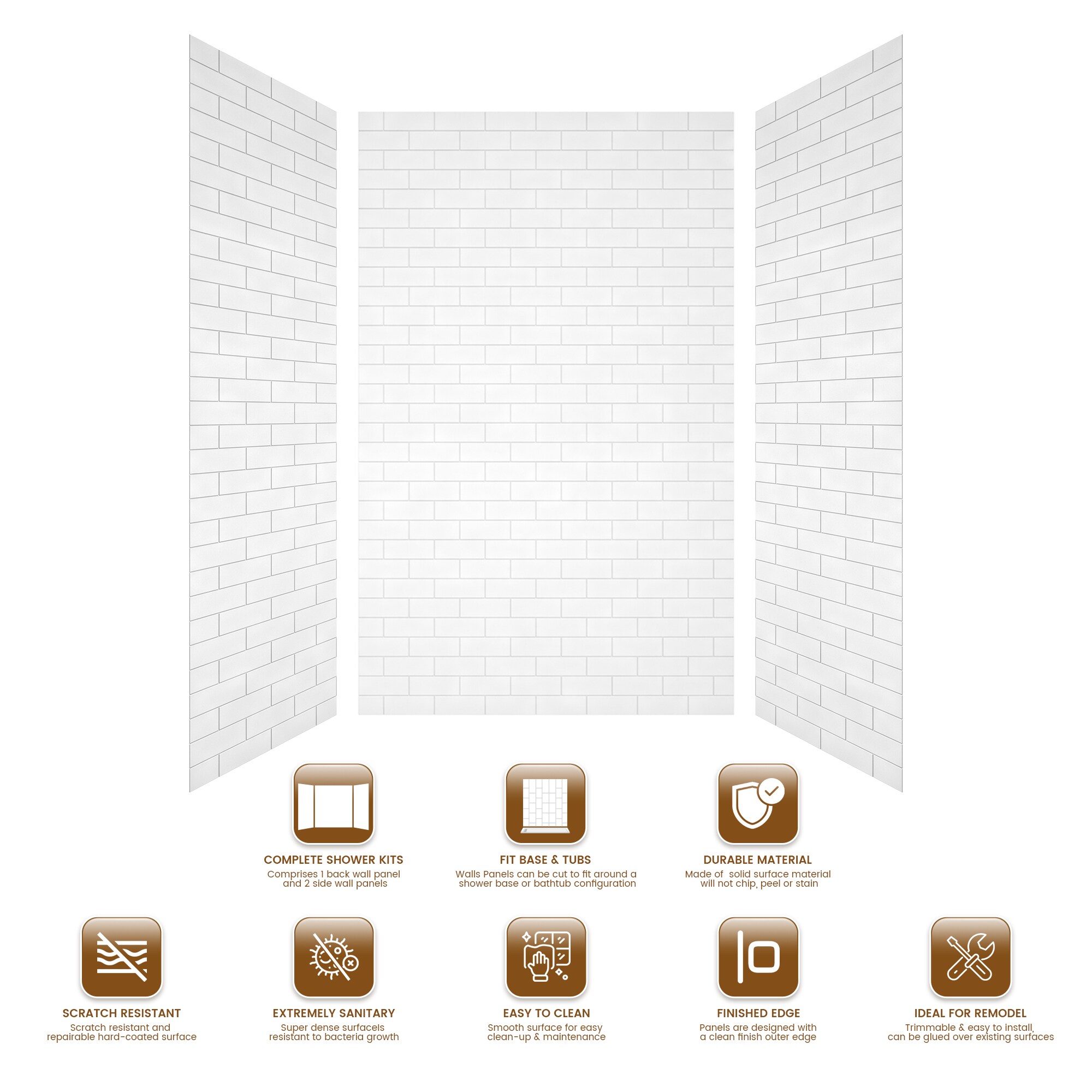 Vanityfus VABR240016096 Shower-Wall-Surrounds - View #4