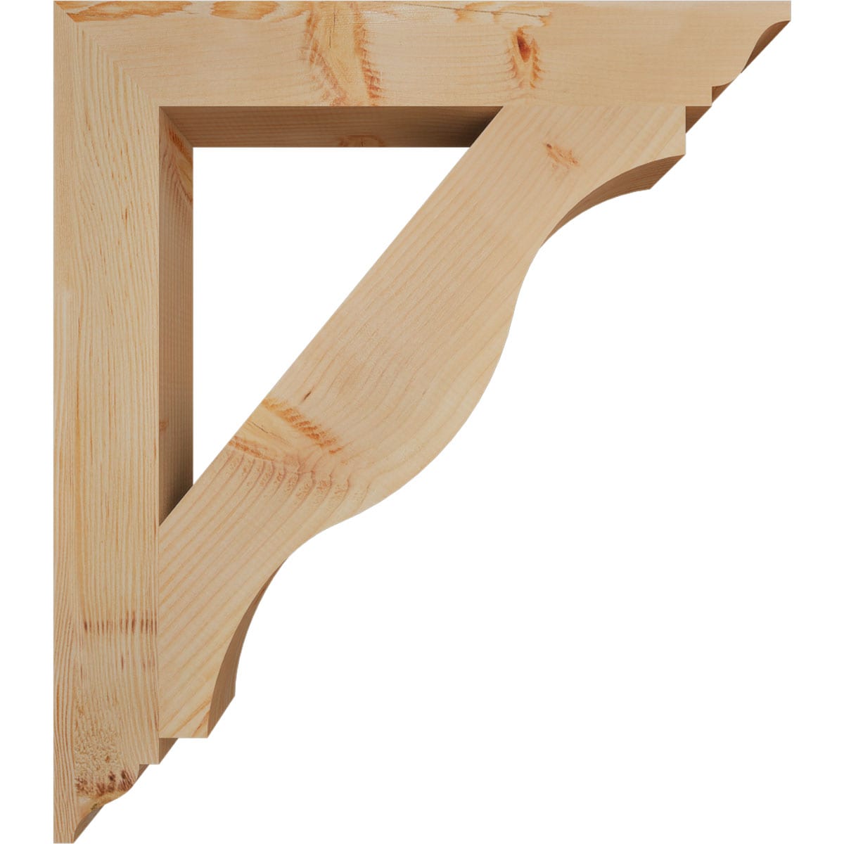 Ekena Millwork BKT04X28X32FST01SDF Exterior-Brackets-Braces - View #3