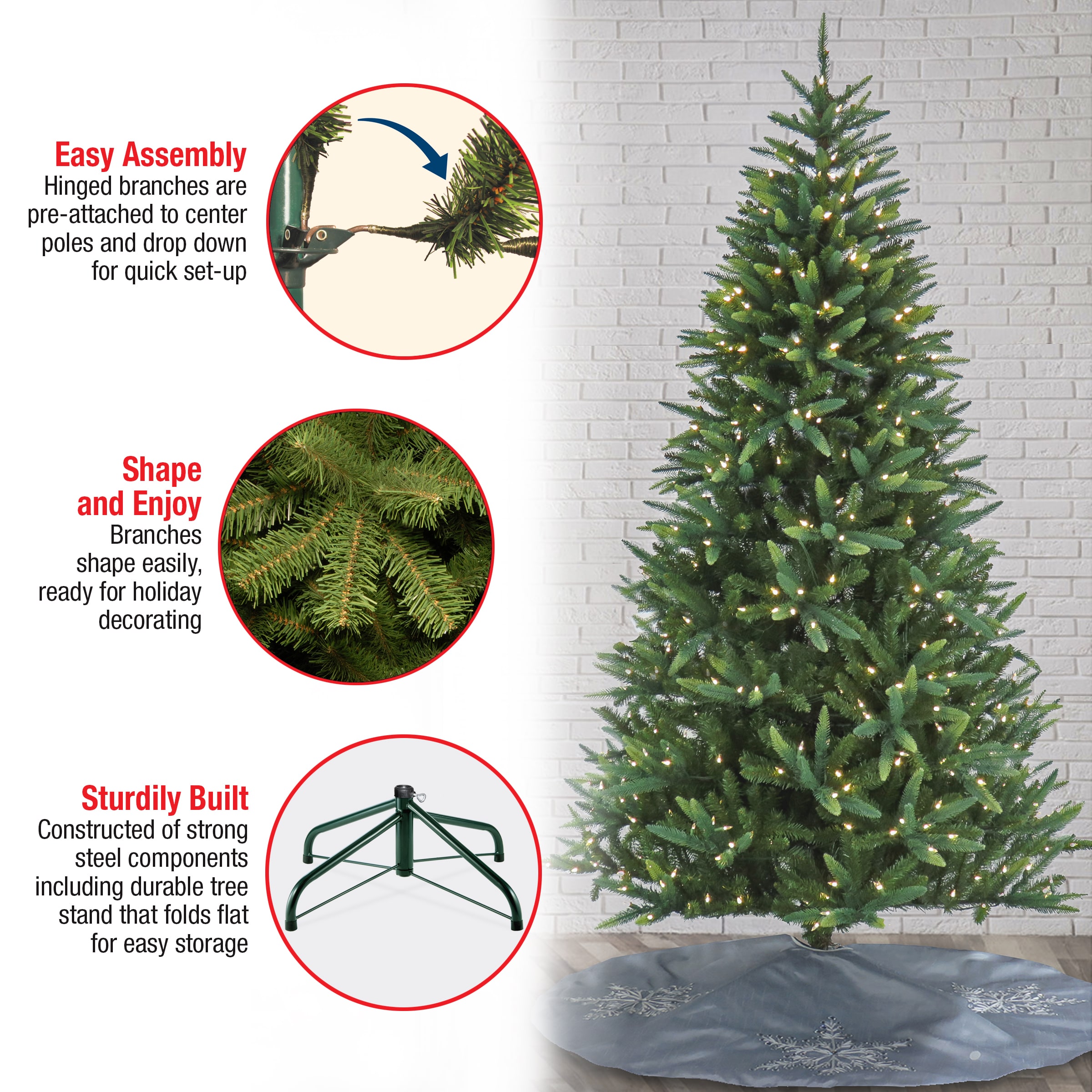 National Tree Company SPD64-300L-75 Artificial-Christmas-Trees - View #6