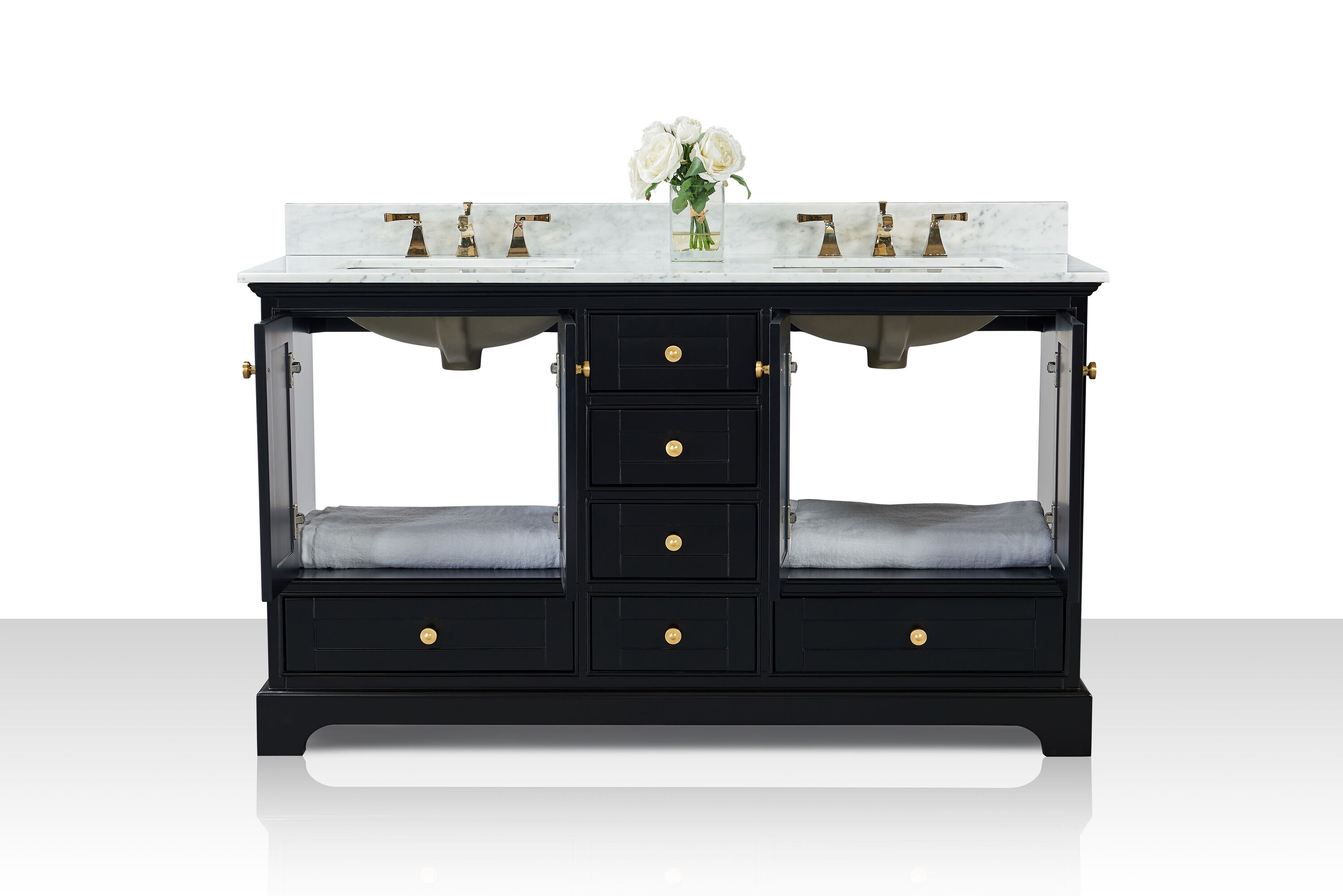 Ancerre Designs VTSAUDREY60BOCWGD Bath-Vanity-Combo - View #12
