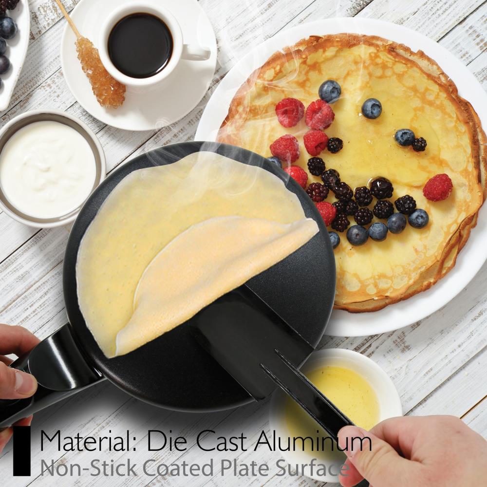 Electric Crepe Maker Pan Non-Stick Pancake Baking Pan Frying Griddle Machine