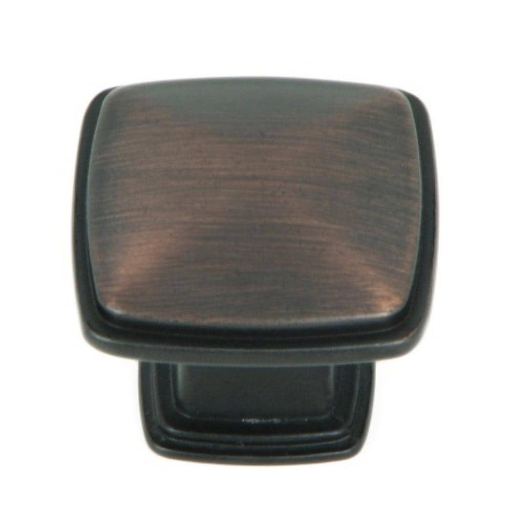 Stone Mill Hardware CP81091-OB Providence Oil-rubbed bronze Square Transitional Cabinet Knob