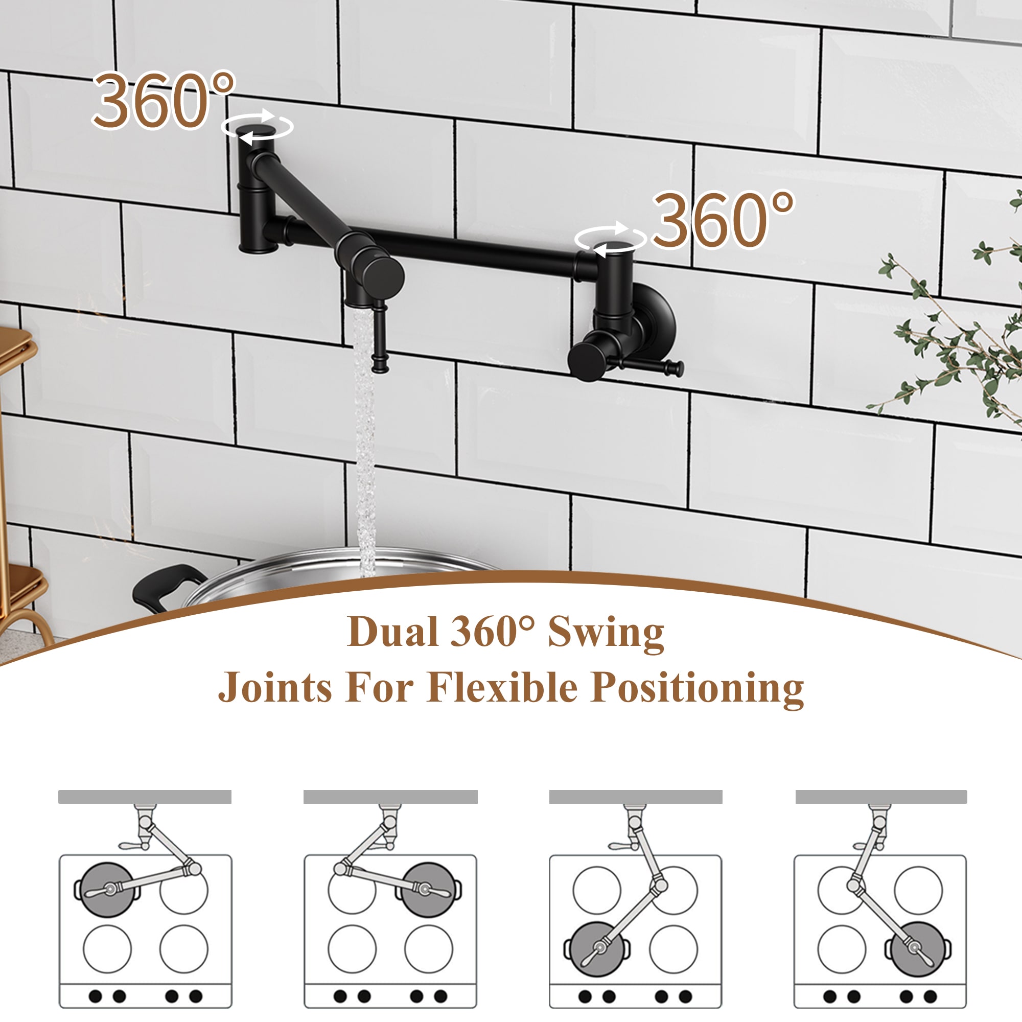CASAINC CA-D4188-BG Kitchen-Faucets - View #5