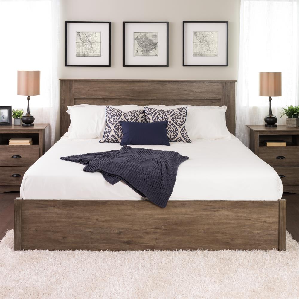 Prepac Select Drifted Gray King Headboard in the Headboards department