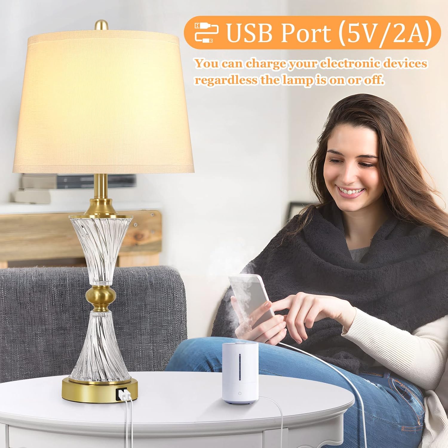 Nordic Hygge HY-FHK23012A-GD-2 Desk-Table-Lamps - View #2