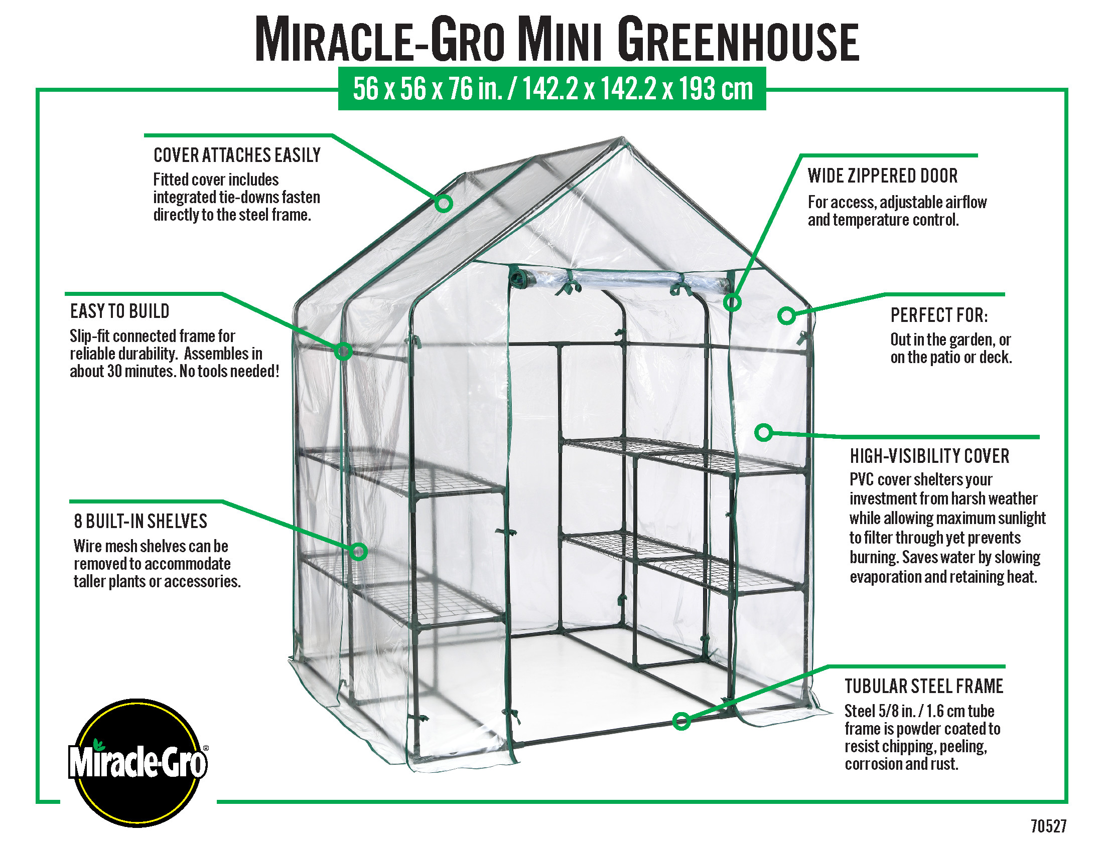 Miracle-Gro 70527 greenhouses - View #9