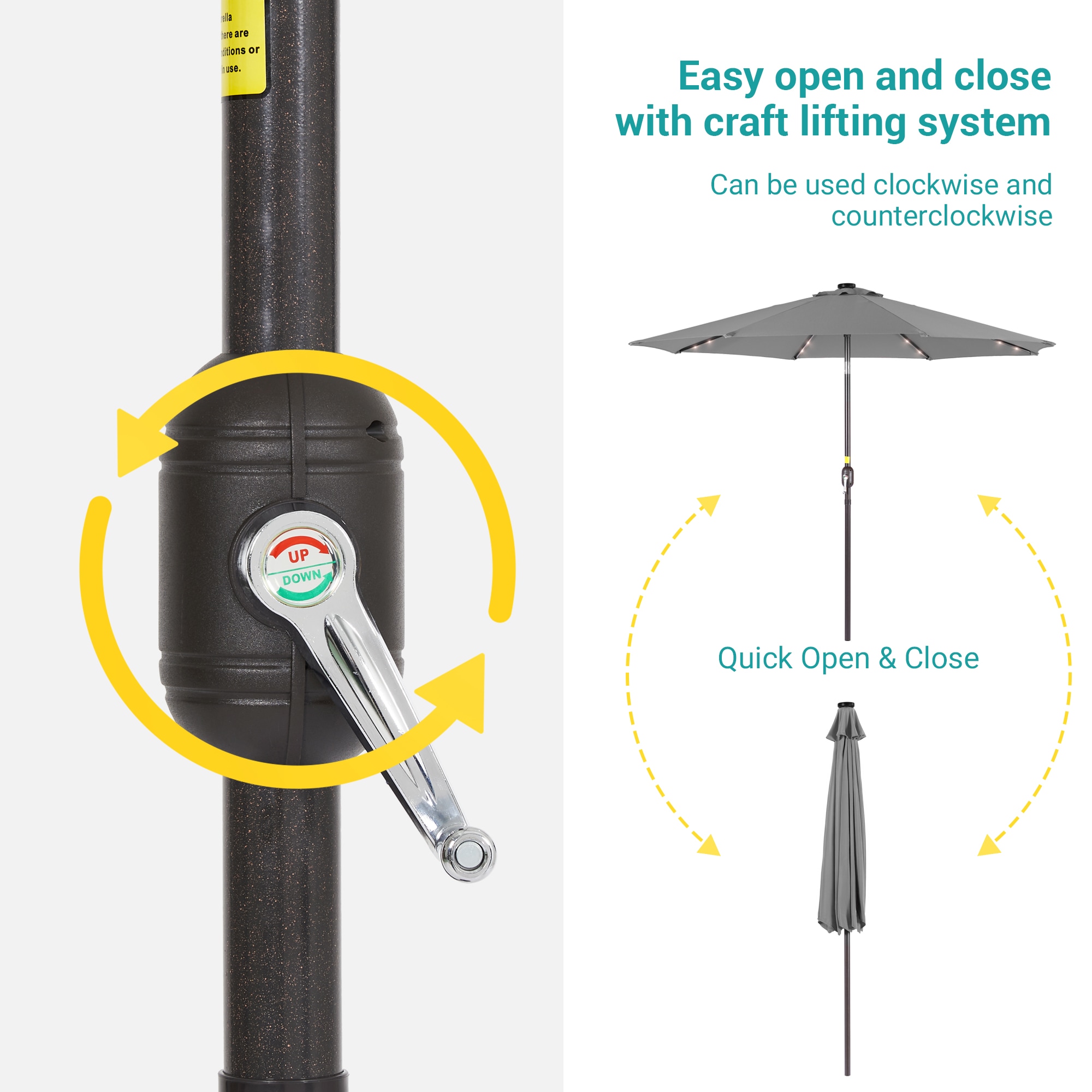 ACEGOSES LW-LED69GY Umbrellas-2 - View #5