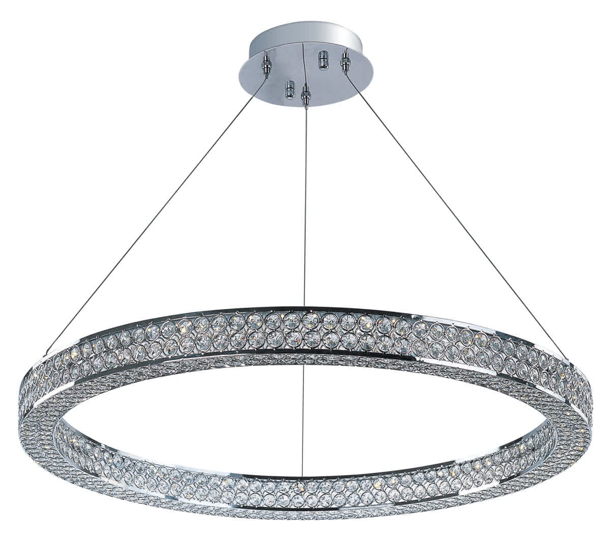  39773BCPC Eternity LED LED 30 inch Polished Chrome Foyer Pendant Ceiling Light