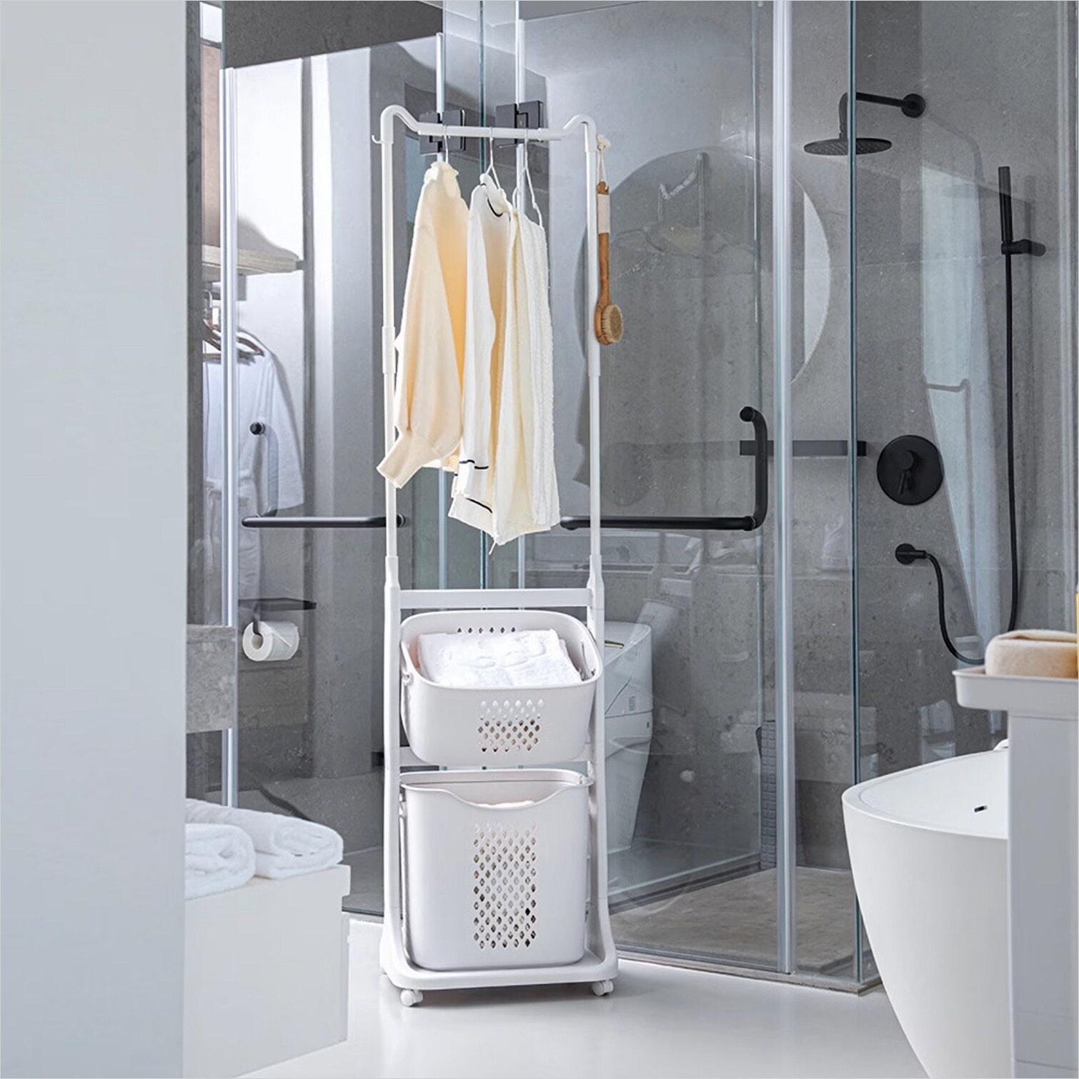 Watnature DBC7QPN5ZNU4 Bathroom-Shelves - View #3