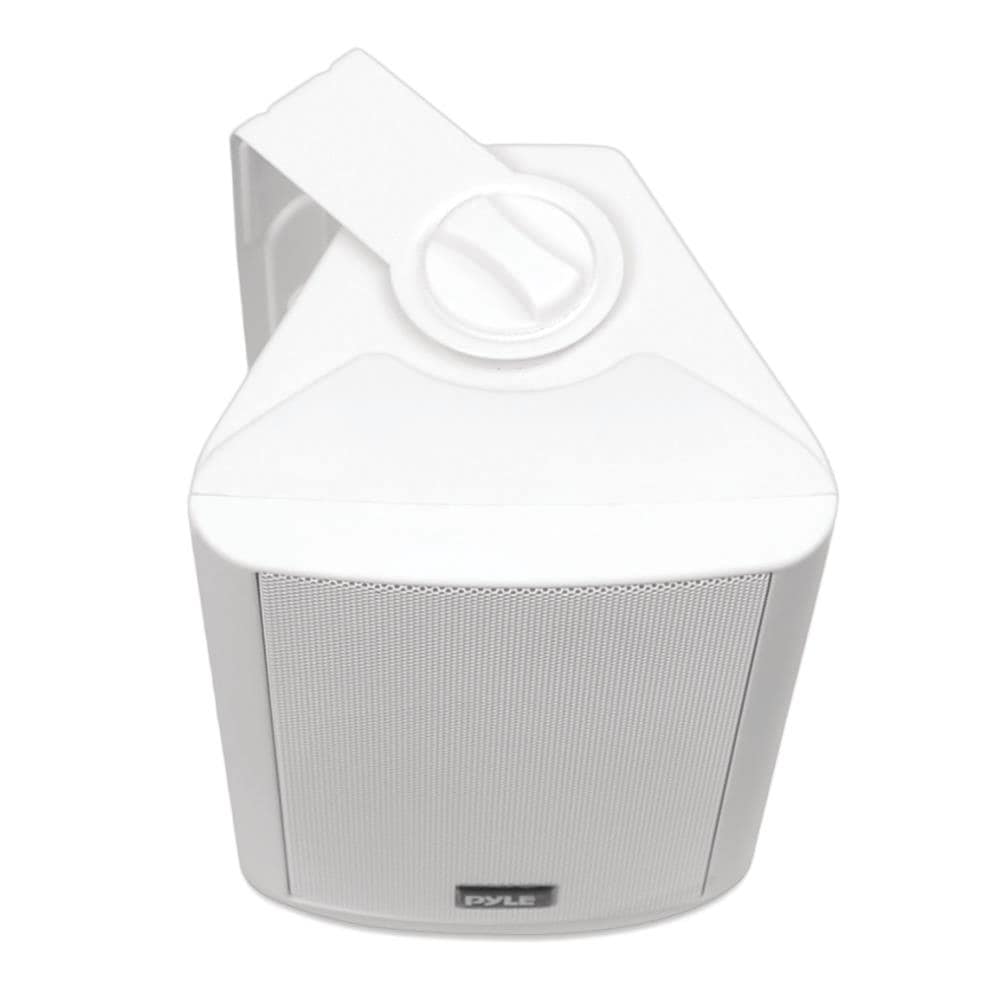 New PYLE HOME PDWR61BTWT 6.5 Indoor/Outdoor Wall-Mount Bluetooth Speaker System White 