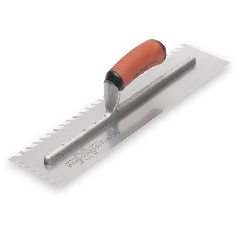 Marshalltown LF3816SD-L 3/8-in x 3/8-in x 3/8-in Ground Steel Ceramic Floor Trowel