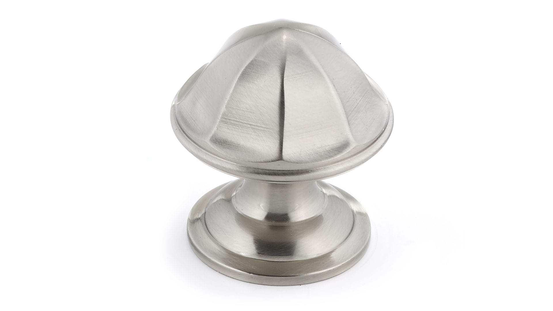 Richelieu BP50128195 Seaton 1-1/8-in Brushed Nickel Round Contemporary Cabinet Knob