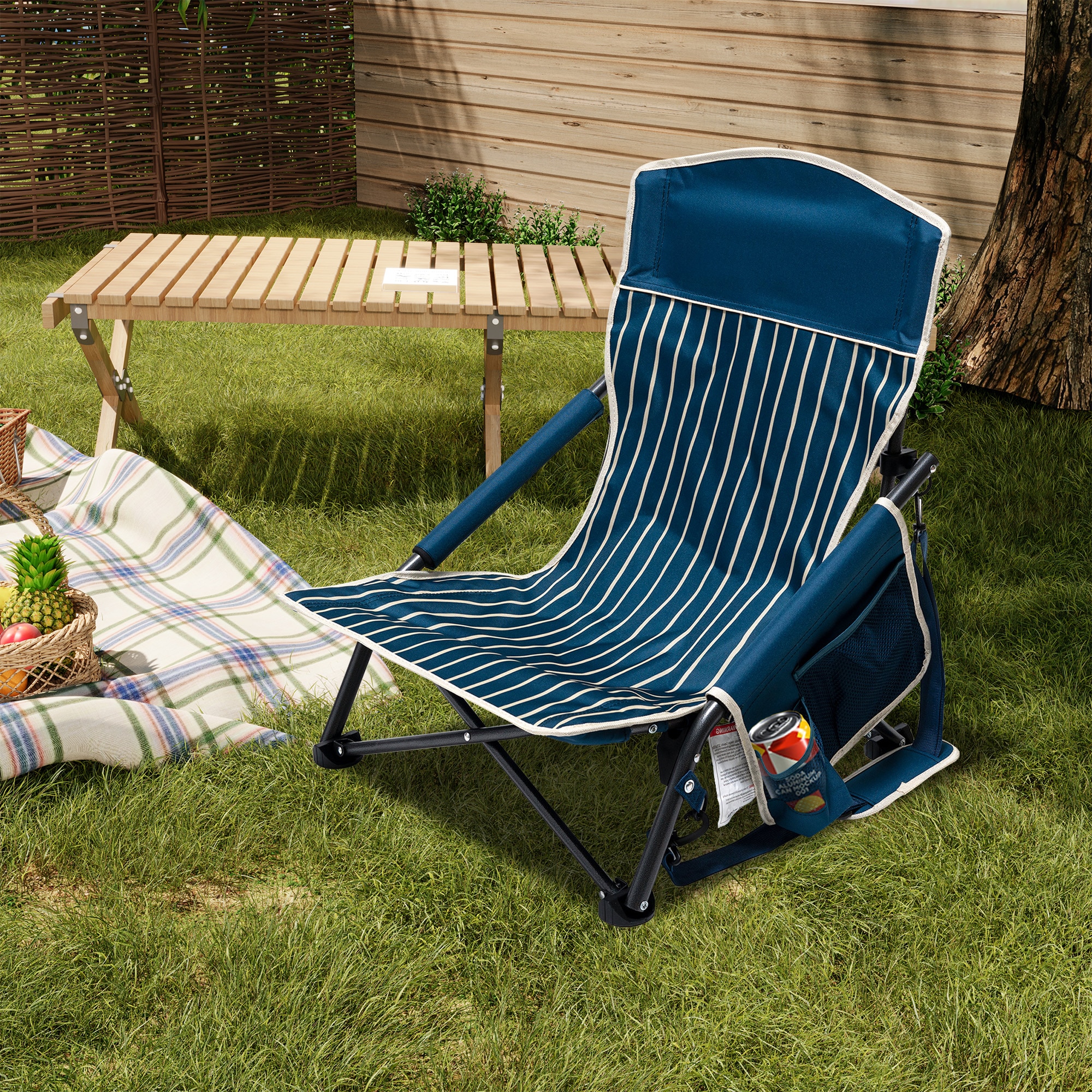 Clihome CL-CCAC2417GBU3 Beach-Camping-Chairs - View #2