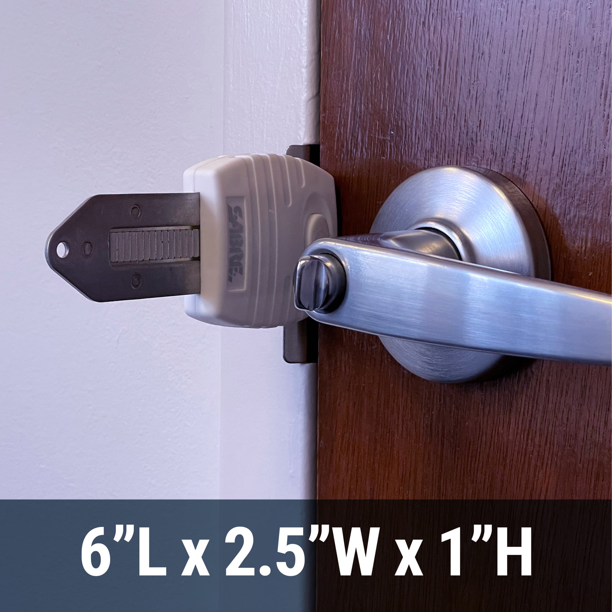 SABRE HS-PDL-WH Entry-Door-Flip-Locks - View #3