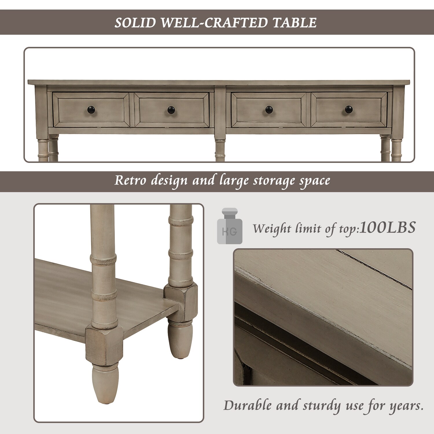 Streamdale Furniture WF191266AAE Console-Sofa-Tables - View #4