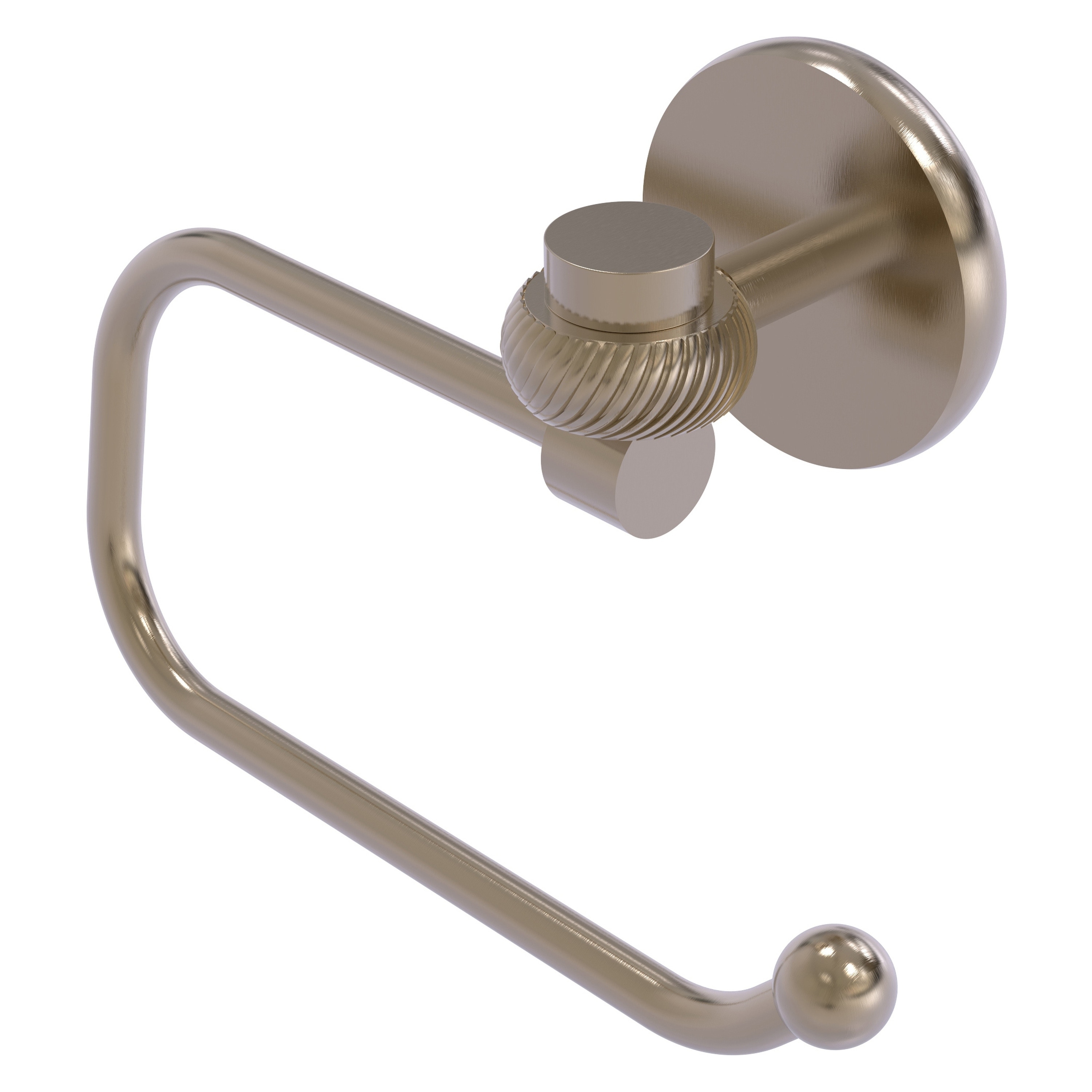 Allied Brass 7124ET-PEW Satellite Orbit One Antique Pewter Wall mount Single post Toilet Paper Holder 1 -Rolls with Storage