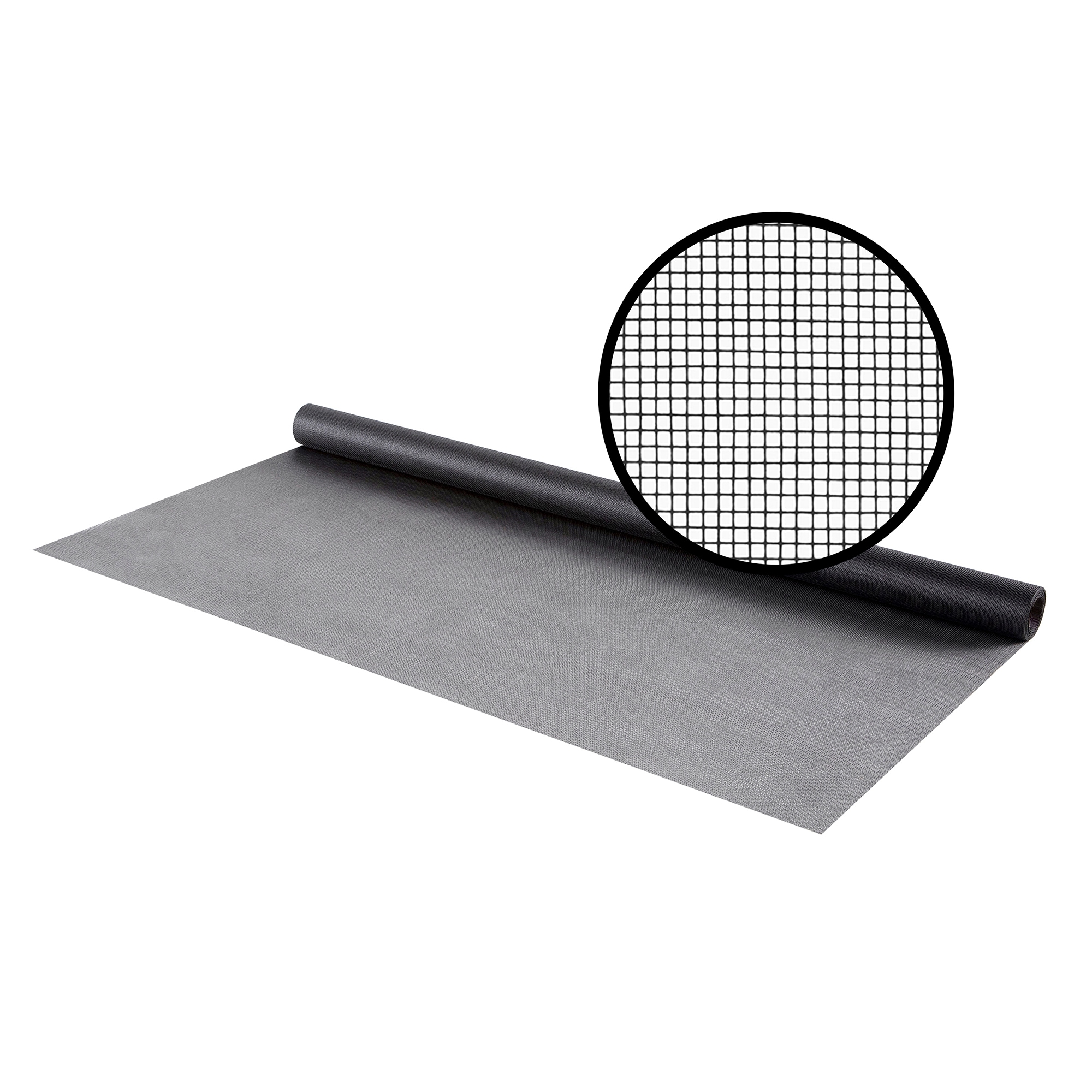 M-D 14216 4-ft x 100-ft Charcoal Fiberglass Screen mesh