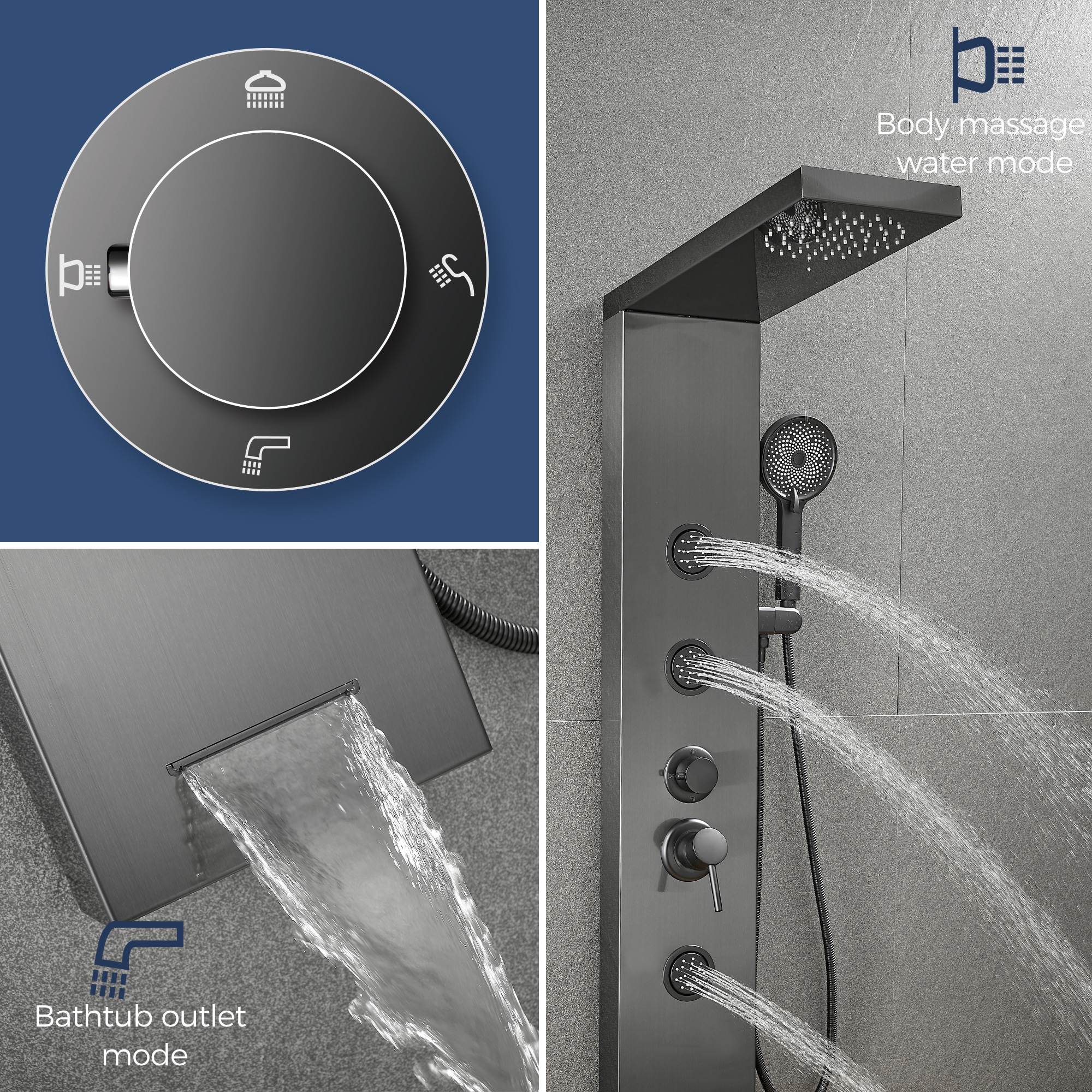 FURUISI LL4502308B Showerhead-Bar-Panels - View #7