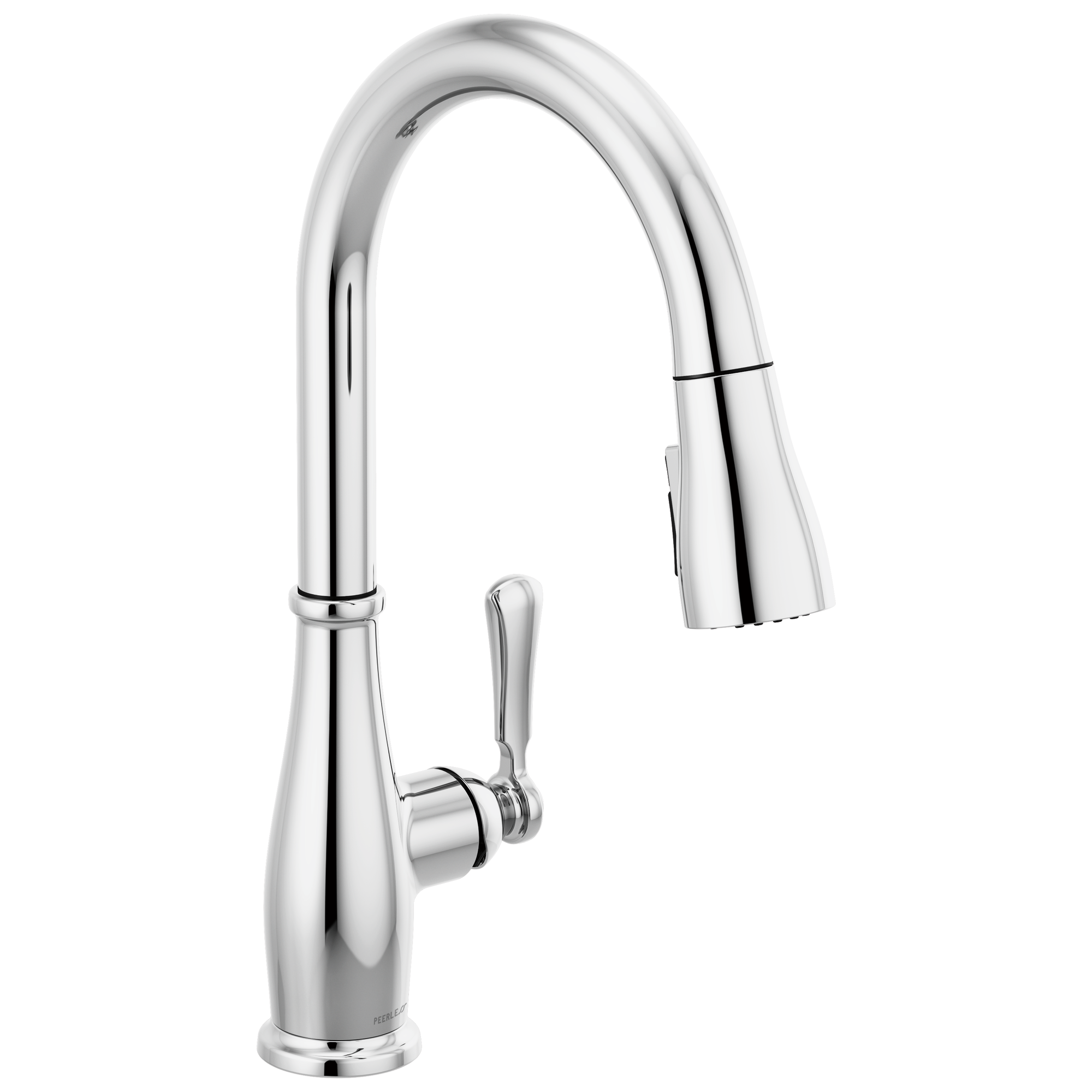 Peerless P7965LF Elmhurst Chrome Single Handle Deck-mount Pull-down Kitchen Faucet with Sprayer