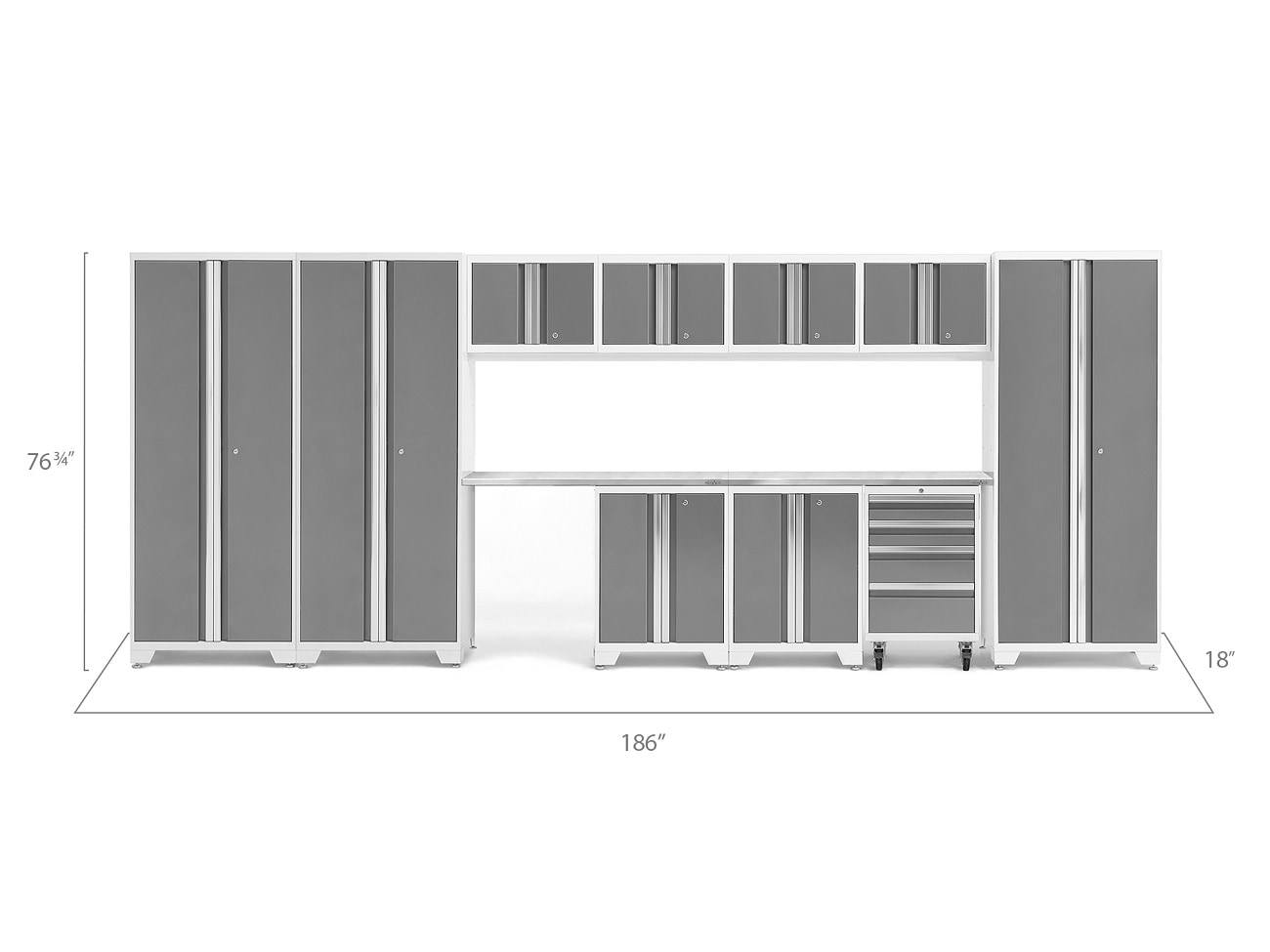 NewAge Products 50636 Garage-Storage-Systems - View #3