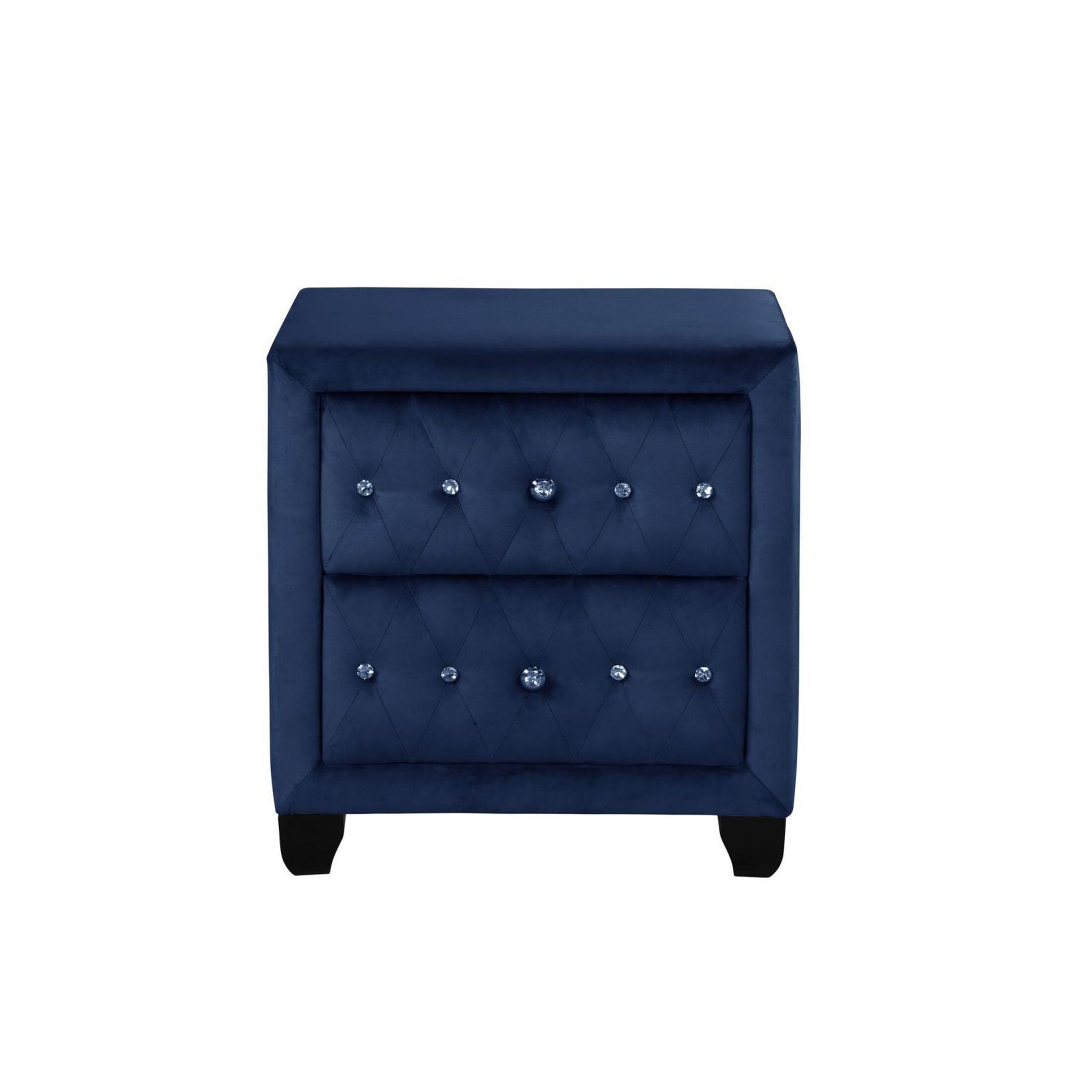 JASMODER 733569393435 Blue Mdf Bookcase with Doors
