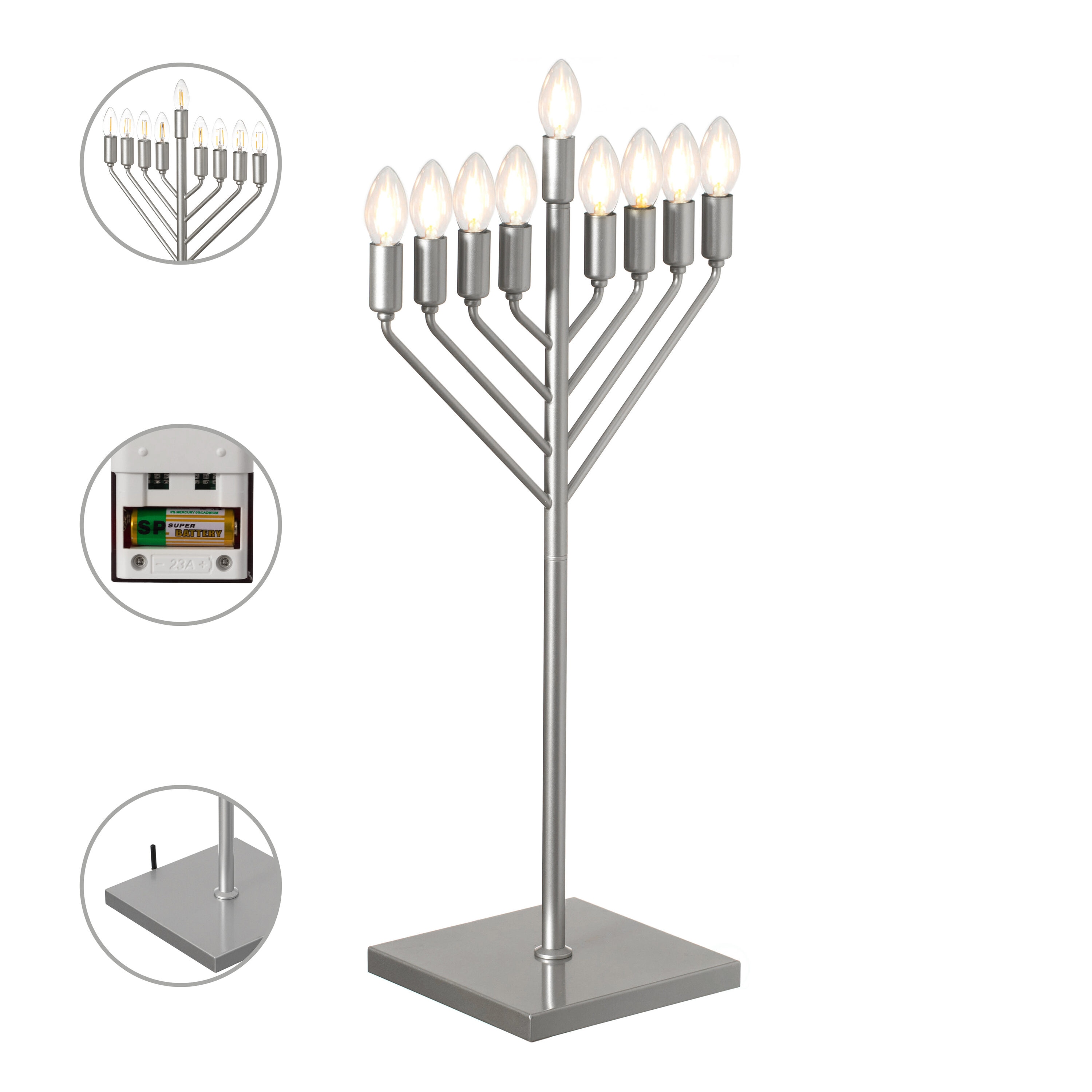 Vintiquewise QI004693SL Indoor-Hanakkah-Decor - View #7