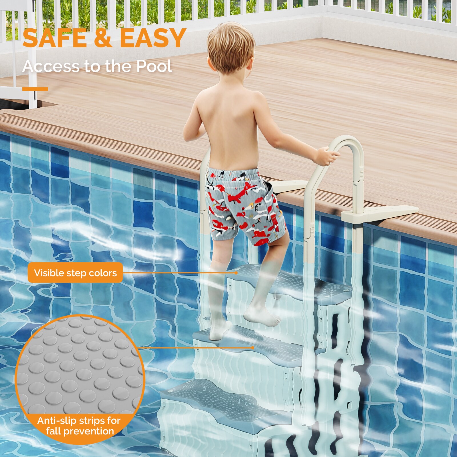 Outopee LO1G58000602 Above-Ground-Pool-Lad-Steps - View #4