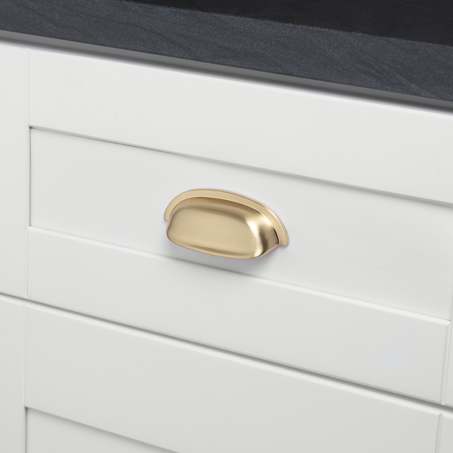 GlideRite Hardware 4081-CHPG-10 Cabinet-Pulls - View #3